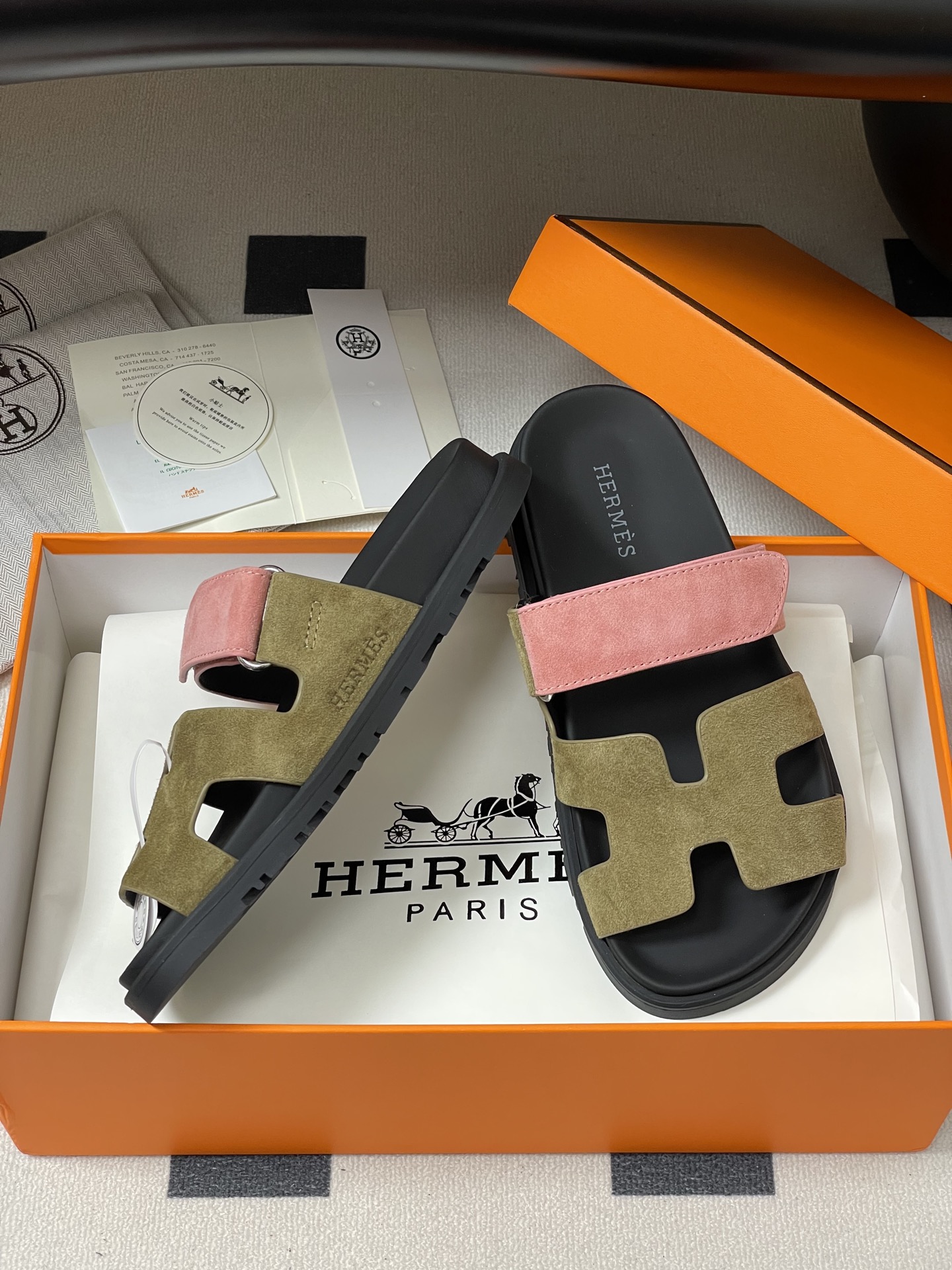 Hermes 2025ss Cheryp Slides(EU35-45)