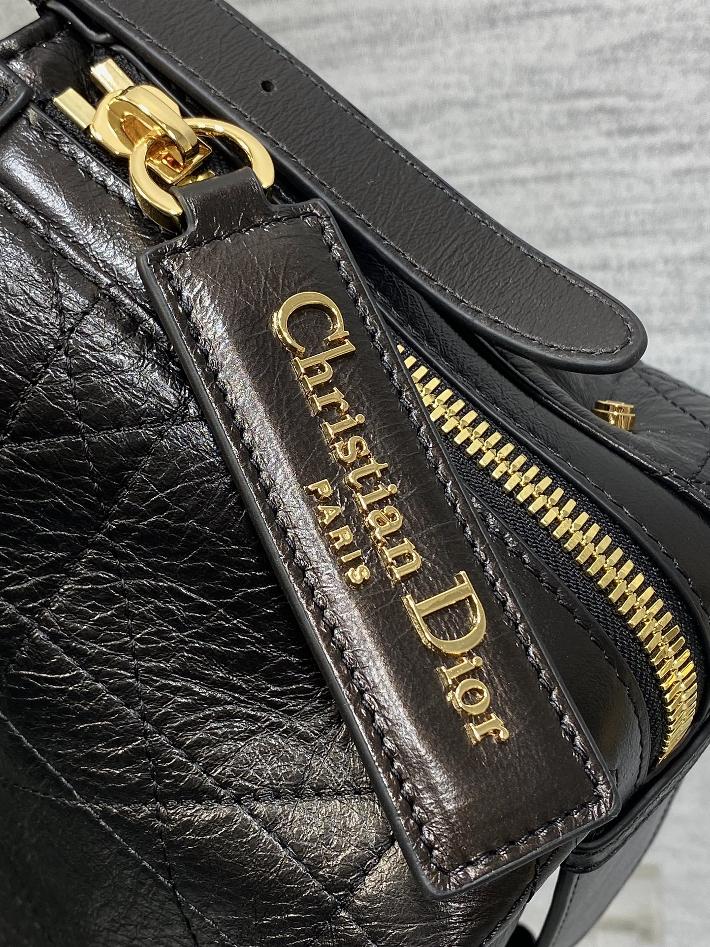 Dio* Journey Waxed Leather Hobo(25.5*14.5*14CM)