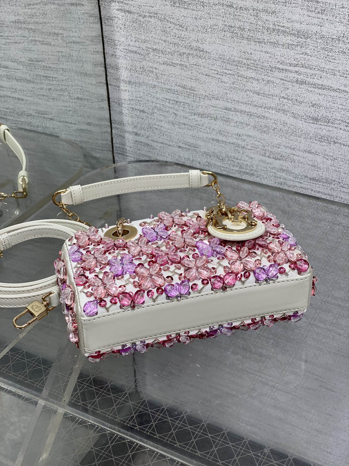 Dio* Lady Dio* Limited Edition Beaded Bag(20CM)