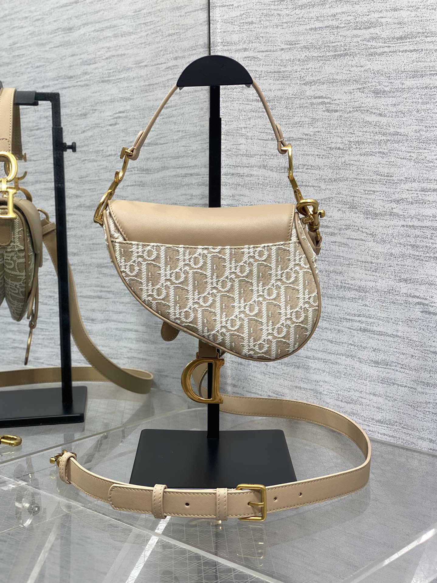 Dio* Saddle Bag - Natural Wash Collection(21*18*5CM)