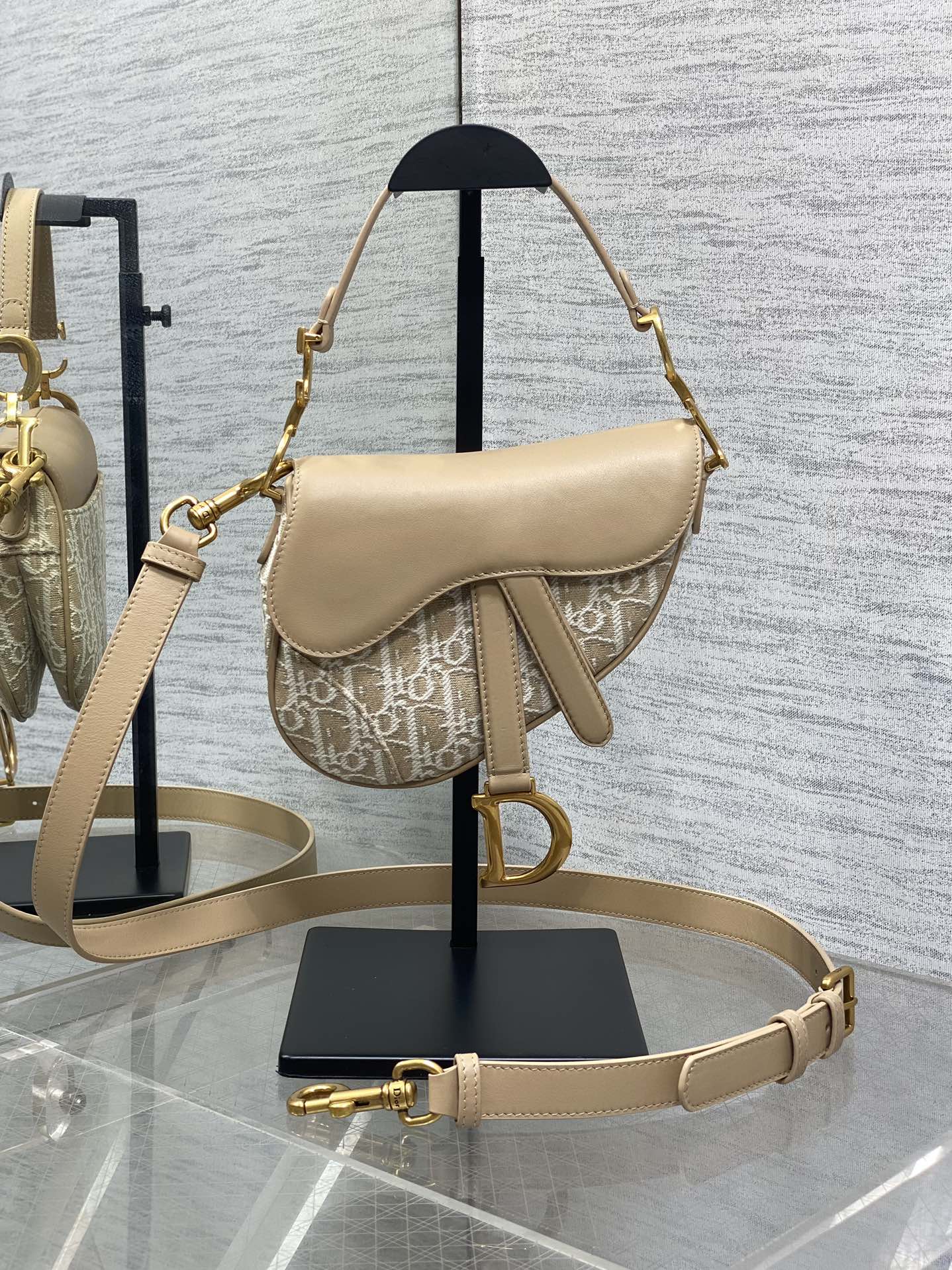 Dio* Saddle Bag - Natural Wash Collection(21*18*5CM)