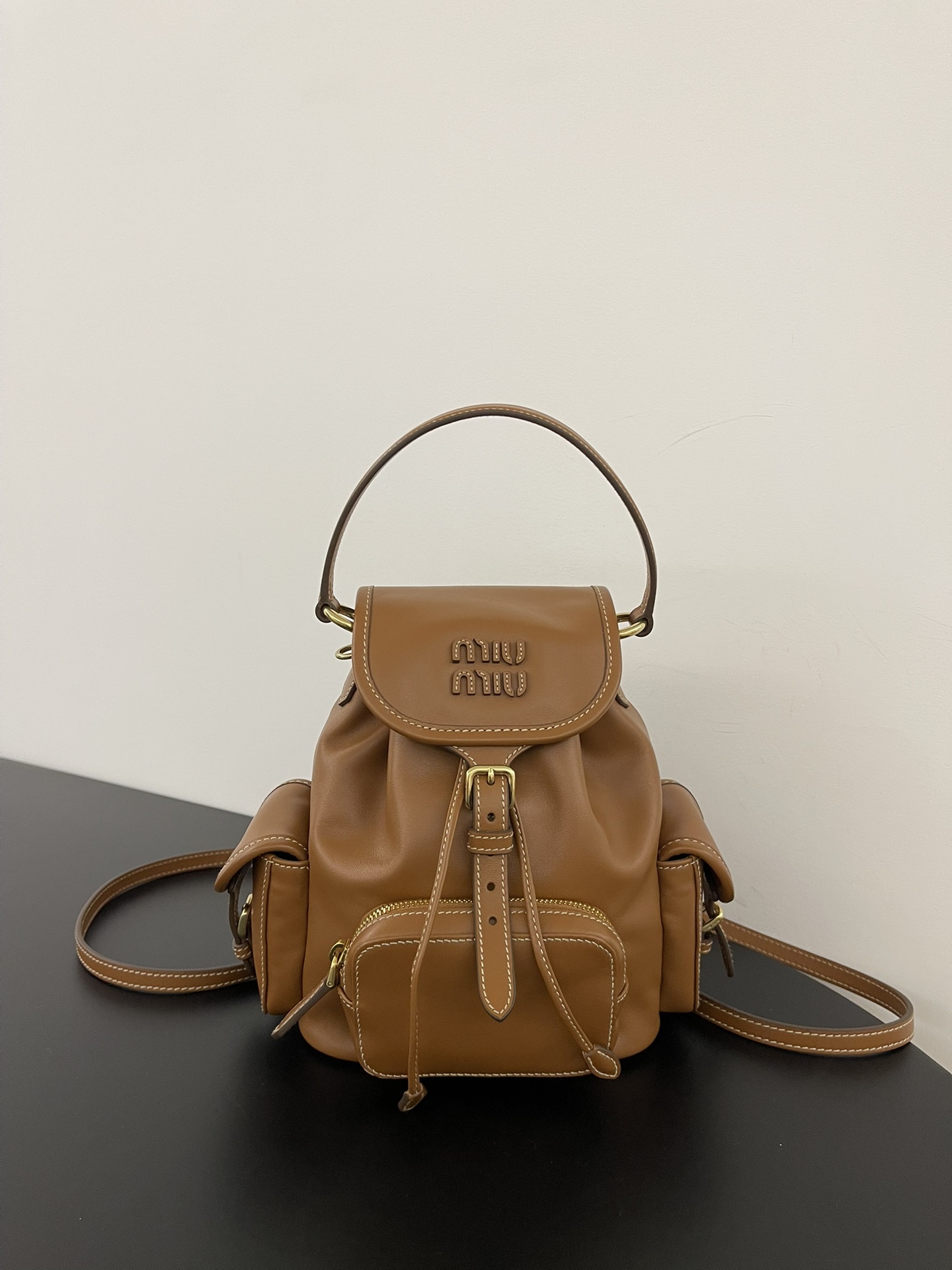 MiuMi*  25SS Mini Backpack(22*18*11.5CM）