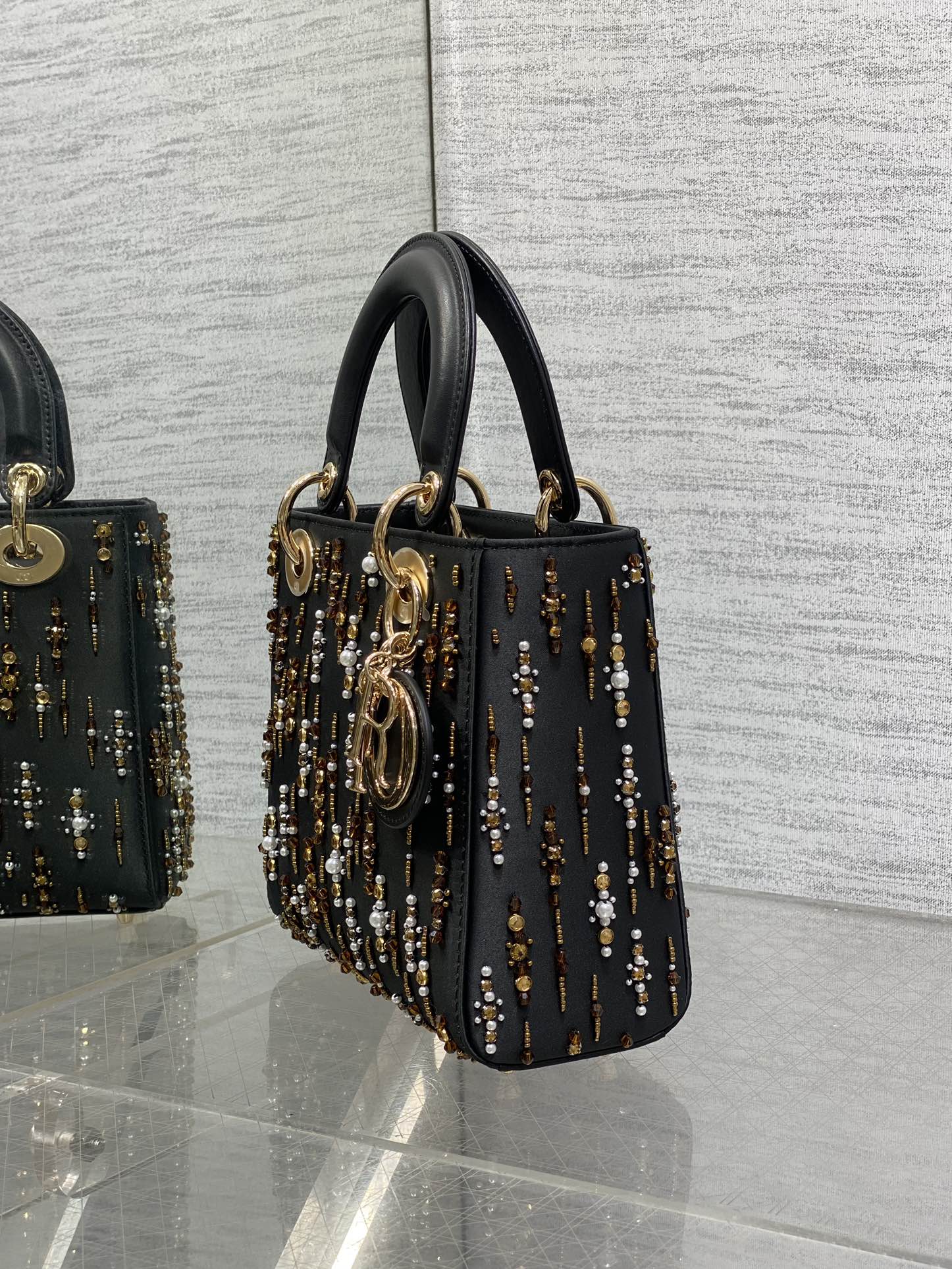 Dio* Lady Dio* Limited Edition Beaded Bag(20CM)