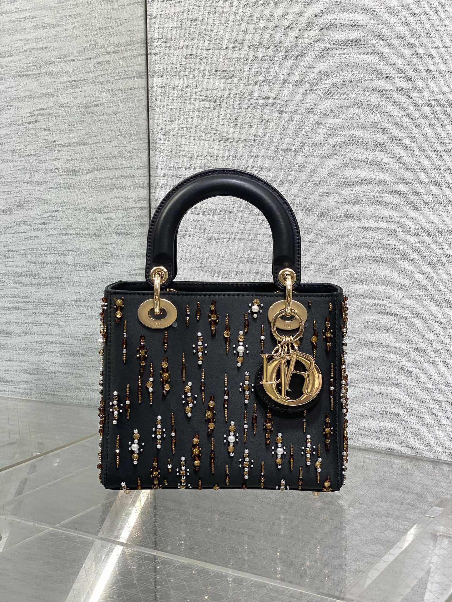 Dio* Lady Dio* Limited Edition Beaded Bag(20CM)