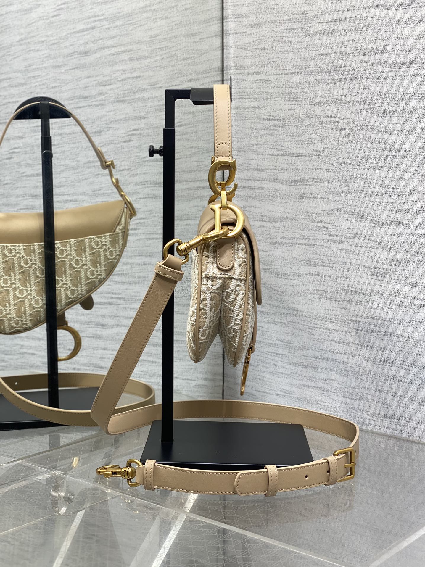 Dio* Saddle Bag - Natural Wash Collection(21*18*5CM)