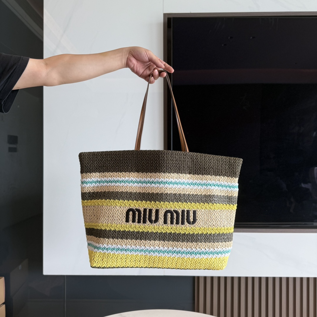 MiuMi* Woven Summer Collection(40*34*16CM）