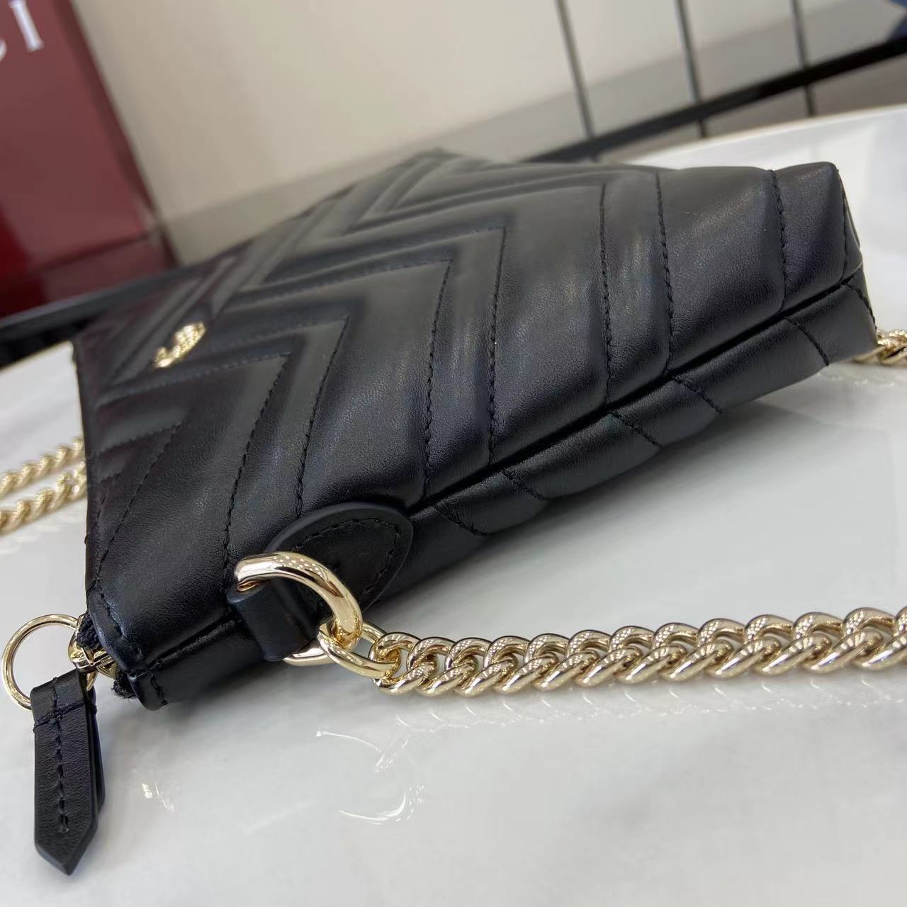 Gucc* GG Marmont Chain Wallet(21*15*3.5CM)