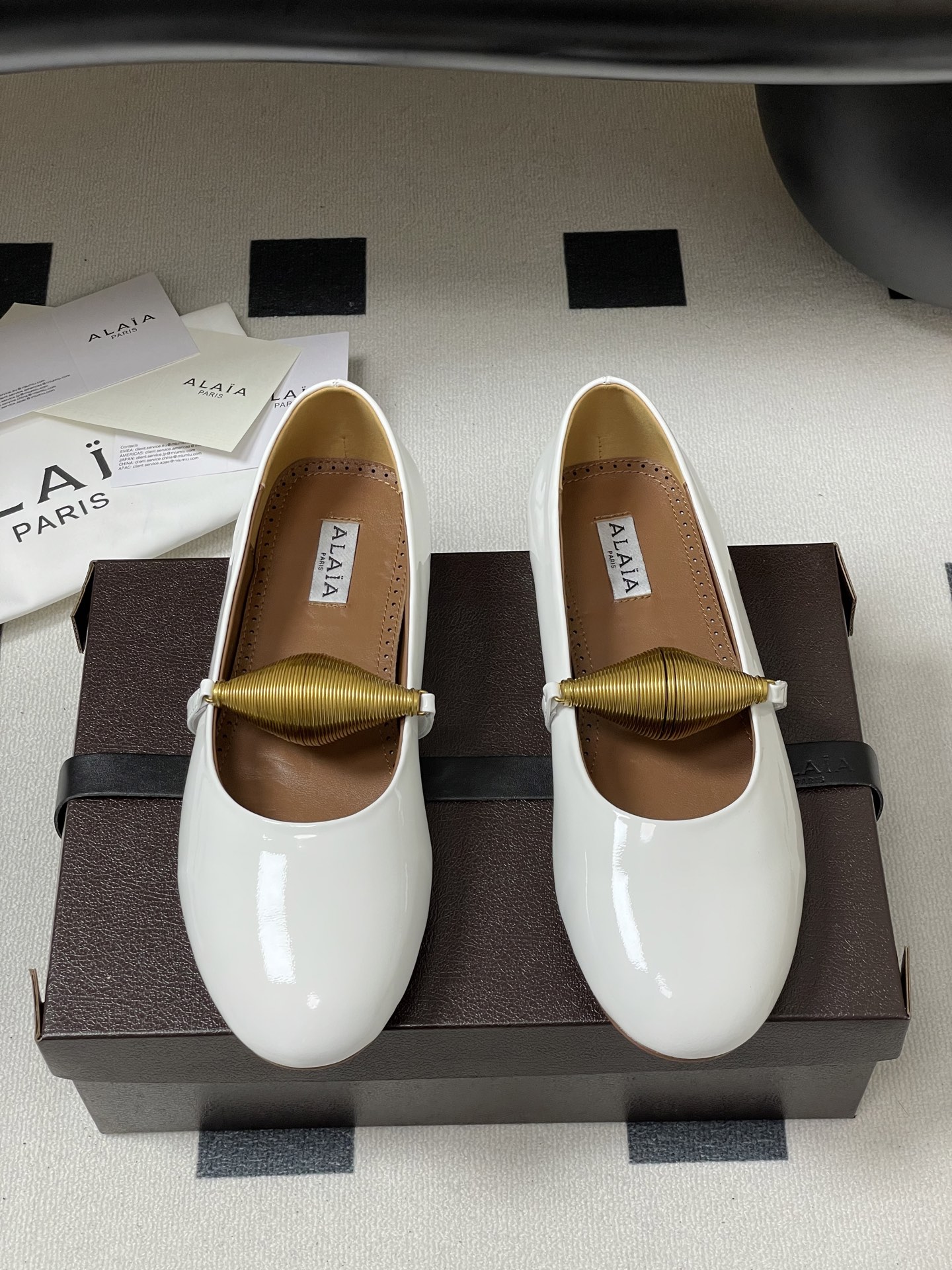 AlAIA Ballet Flats
