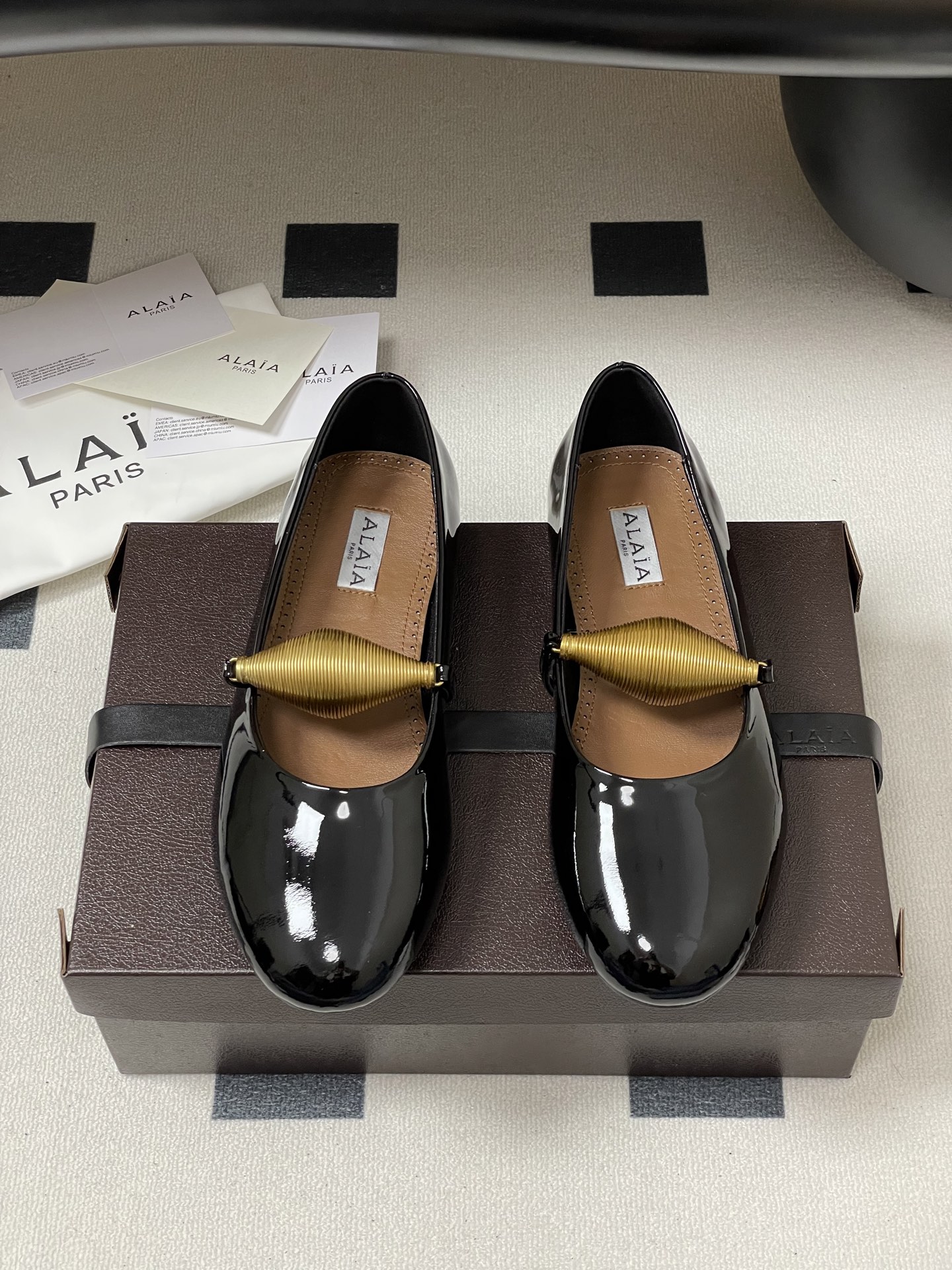 AlAIA Ballet Flats