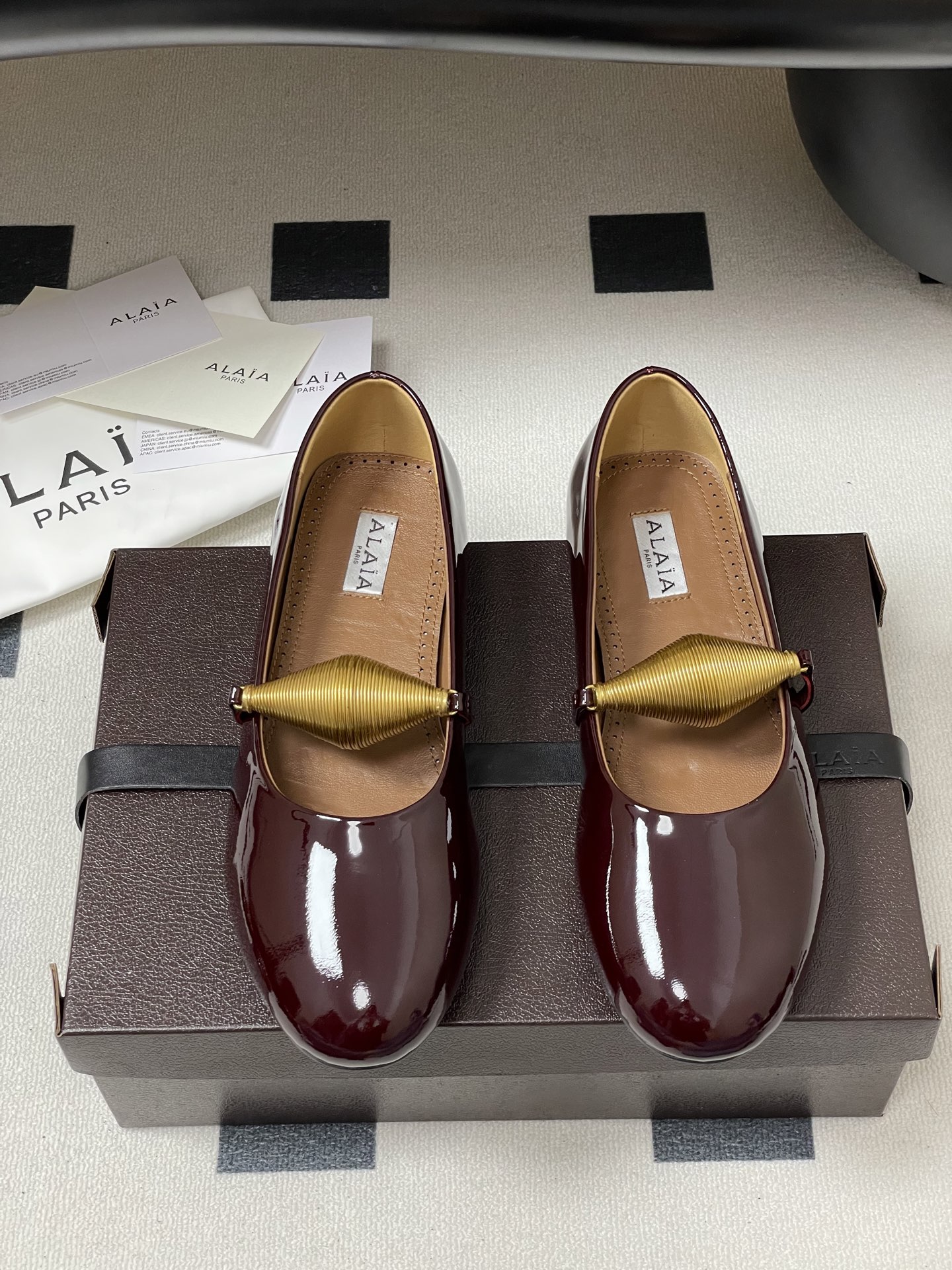 AlAIA Ballet Flats