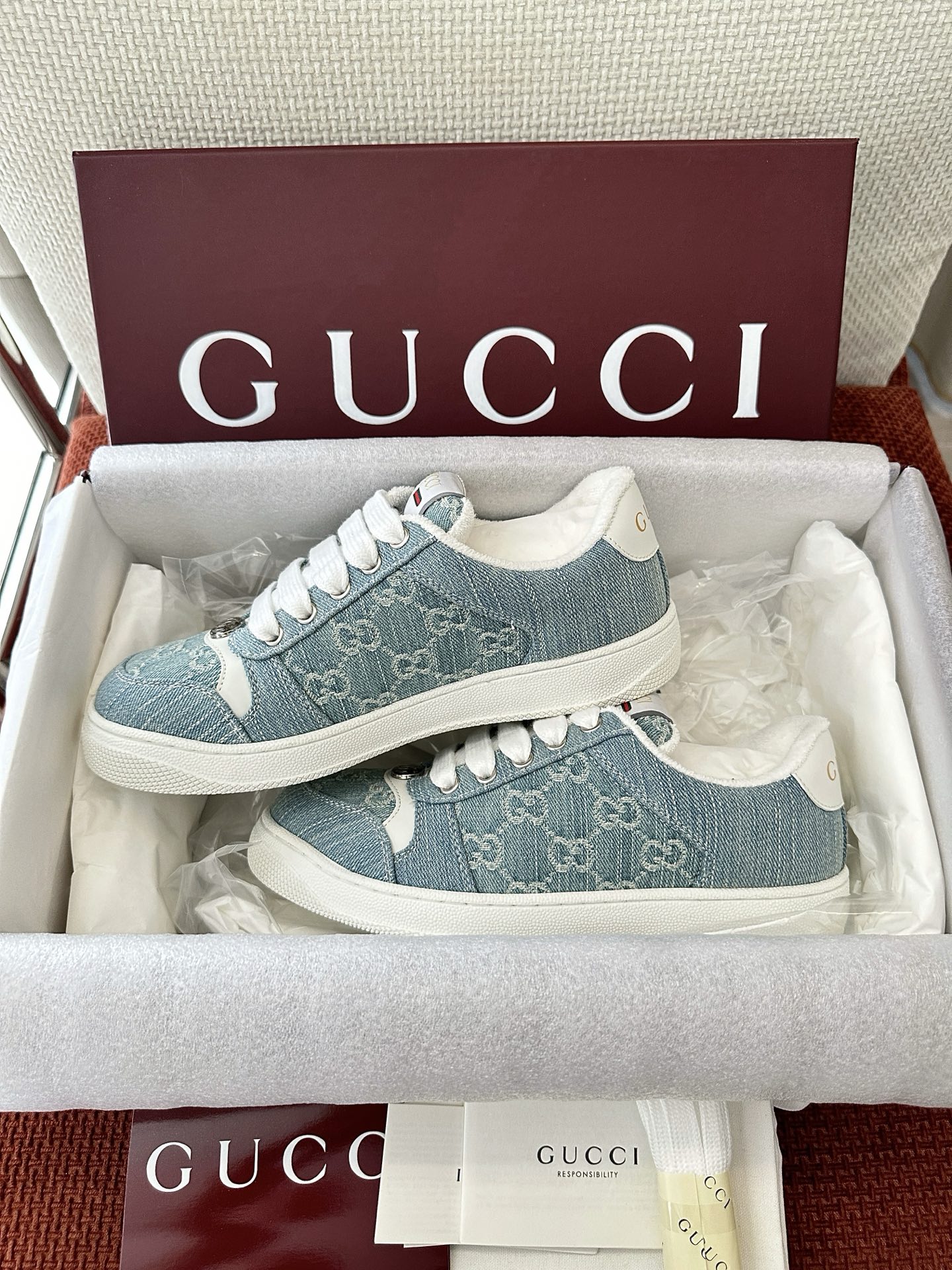Gucc*i  Biscuit Sneakers(EU35-41）