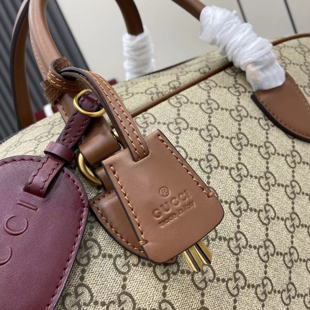 Gucc* GG Emblem Tote Bag(47*21*25CM)