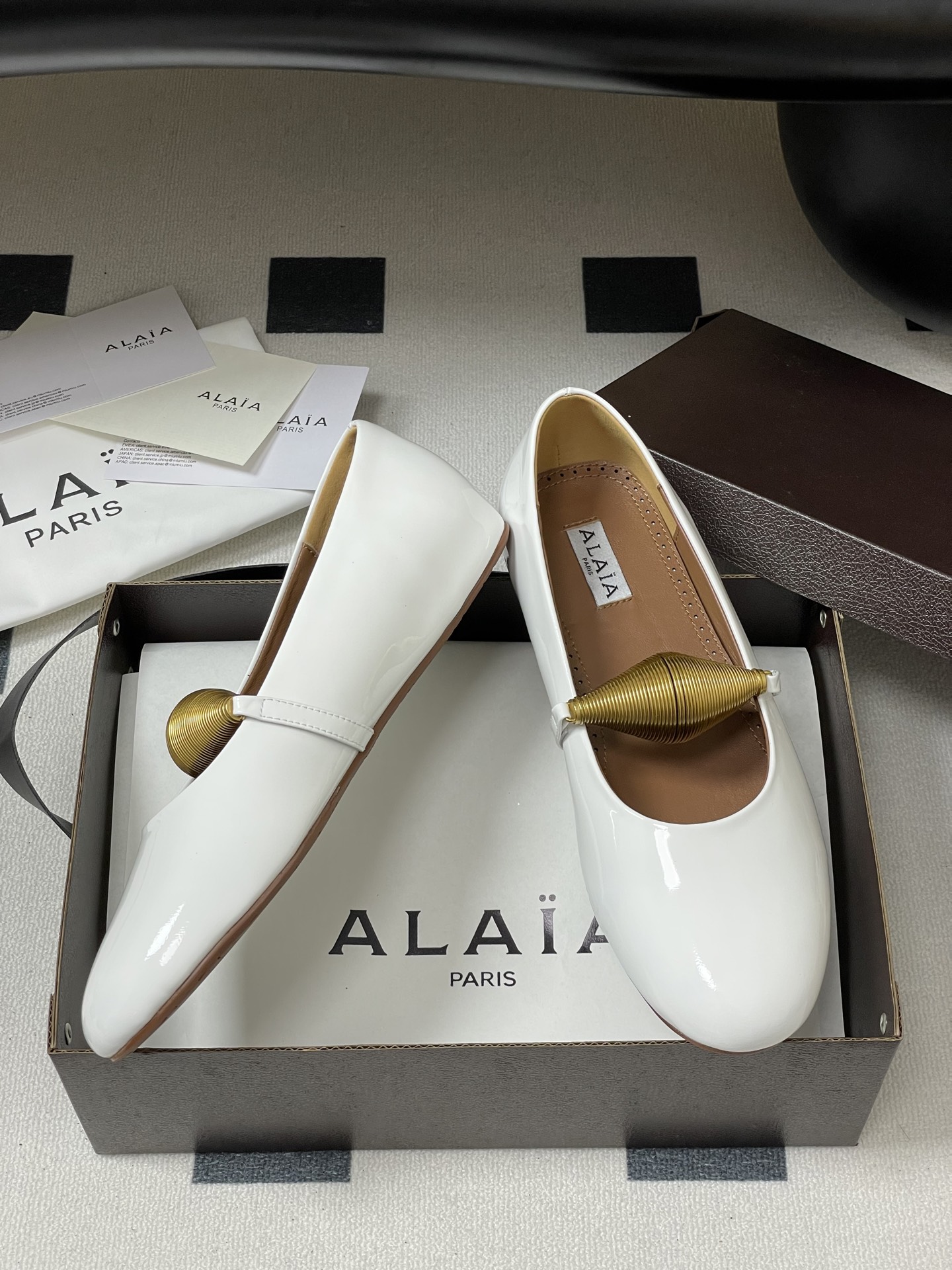 AlAIA Ballet Flats