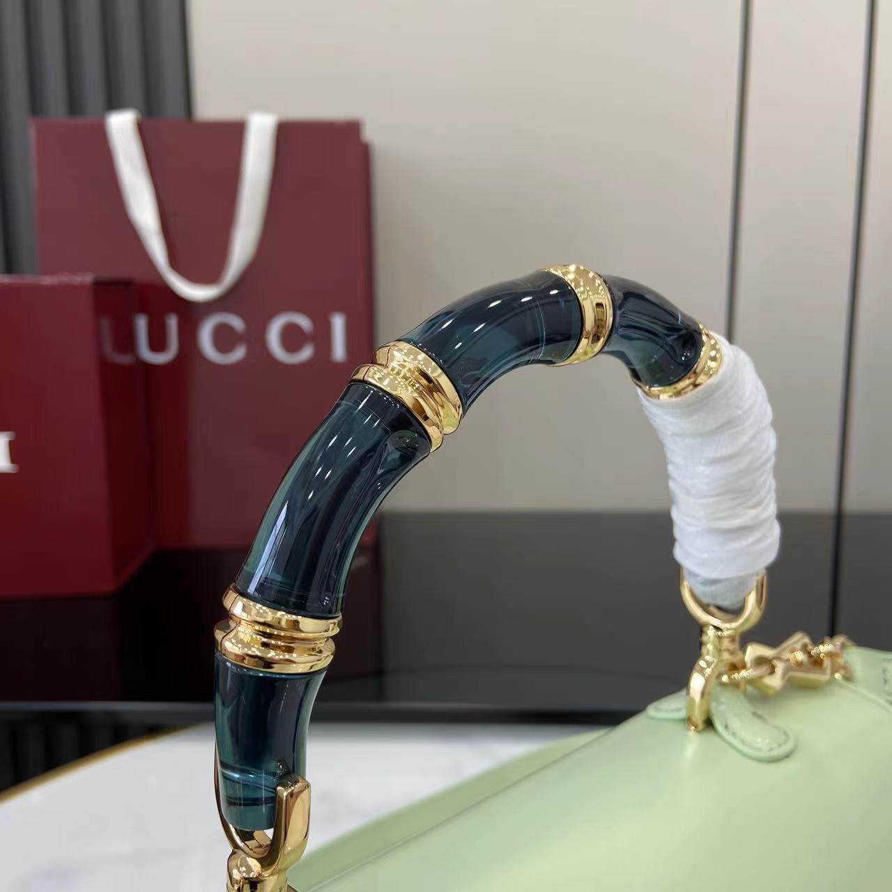 Gucc* Bamboo Diva Bag(26*5*13*8CM)