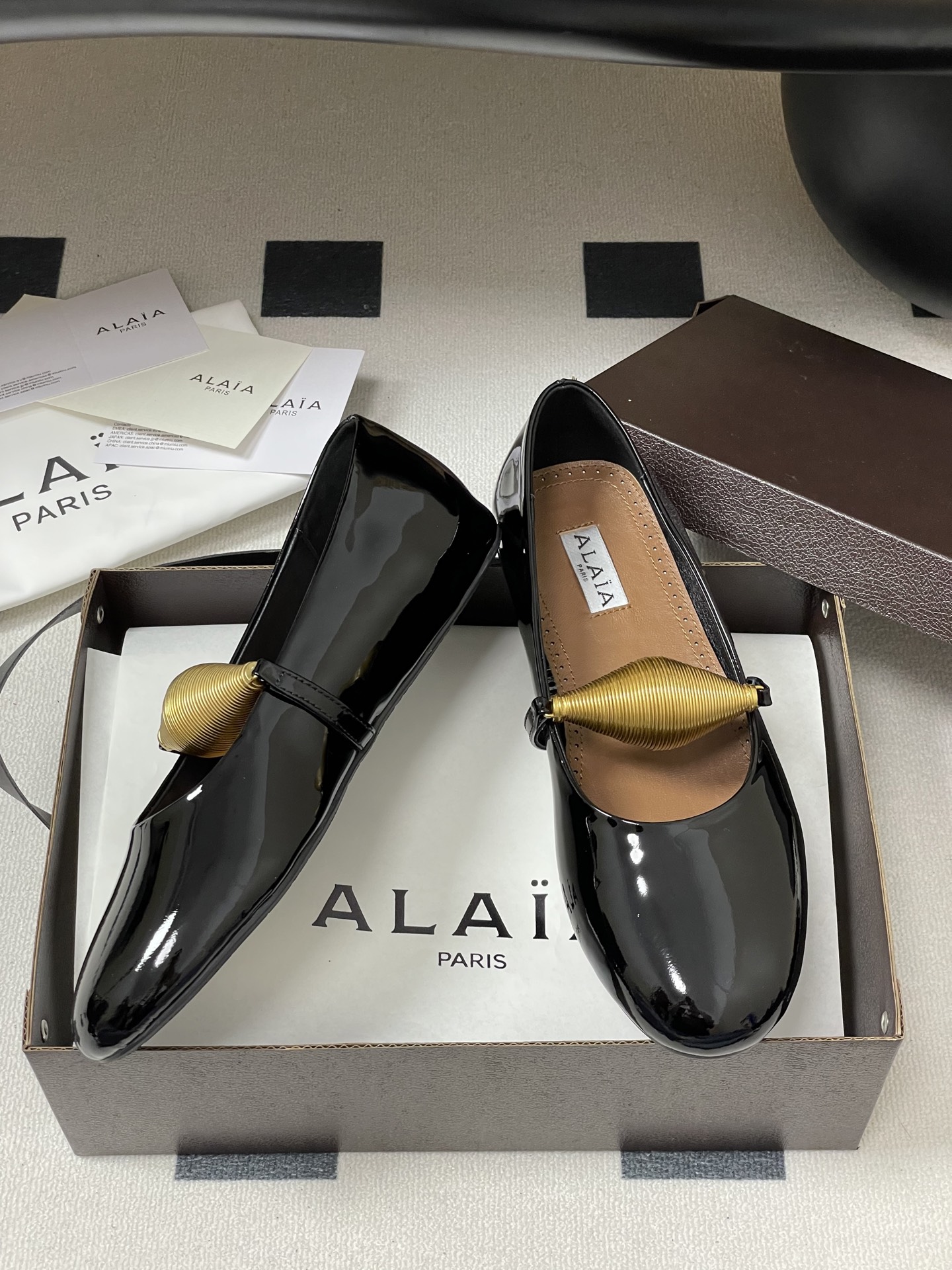 AlAIA Ballet Flats