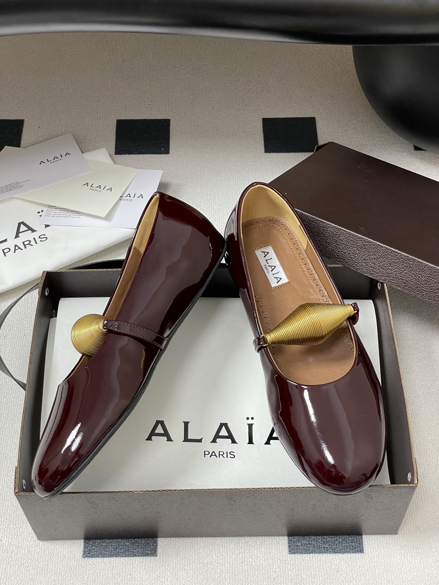 AlAIA Ballet Flats