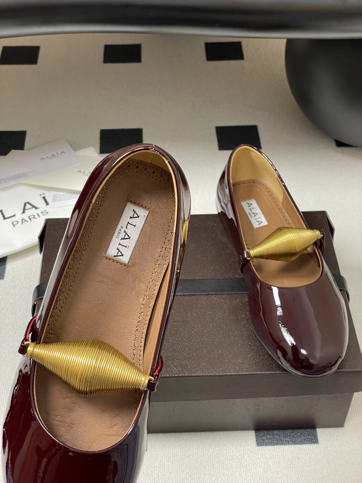 AlAIA Ballet Flats