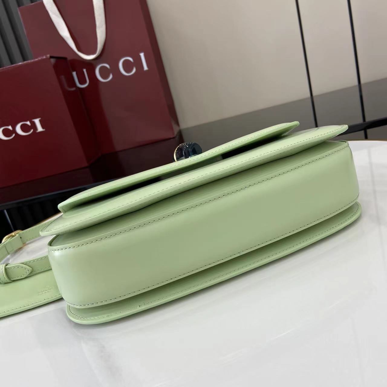 Gucc* Bamboo Diva Bag(26*5*13*8CM)