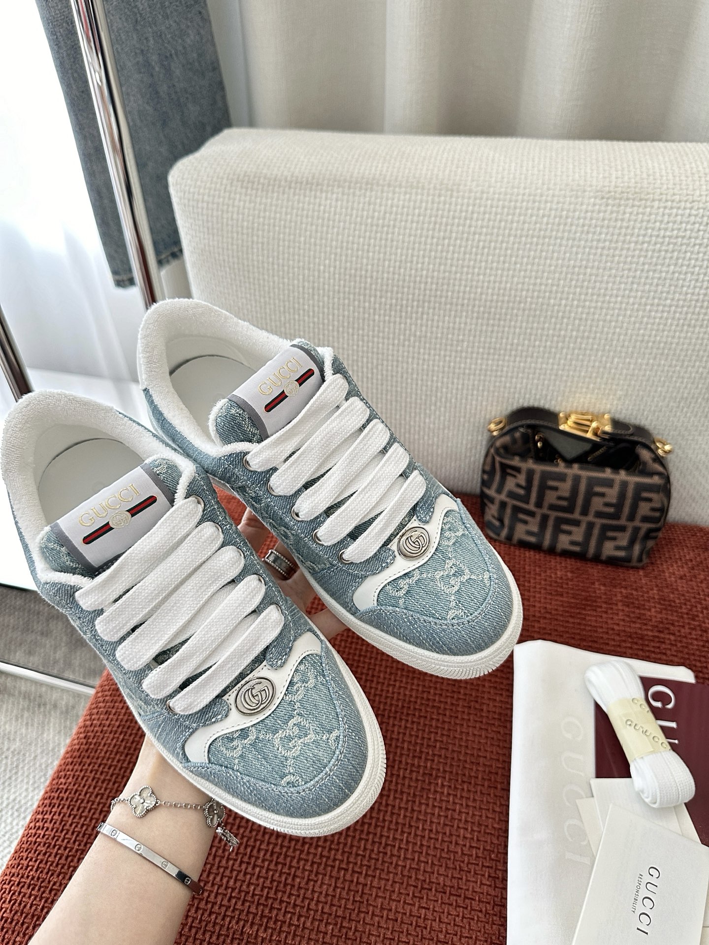 Gucc*i  Biscuit Sneakers(EU35-41）