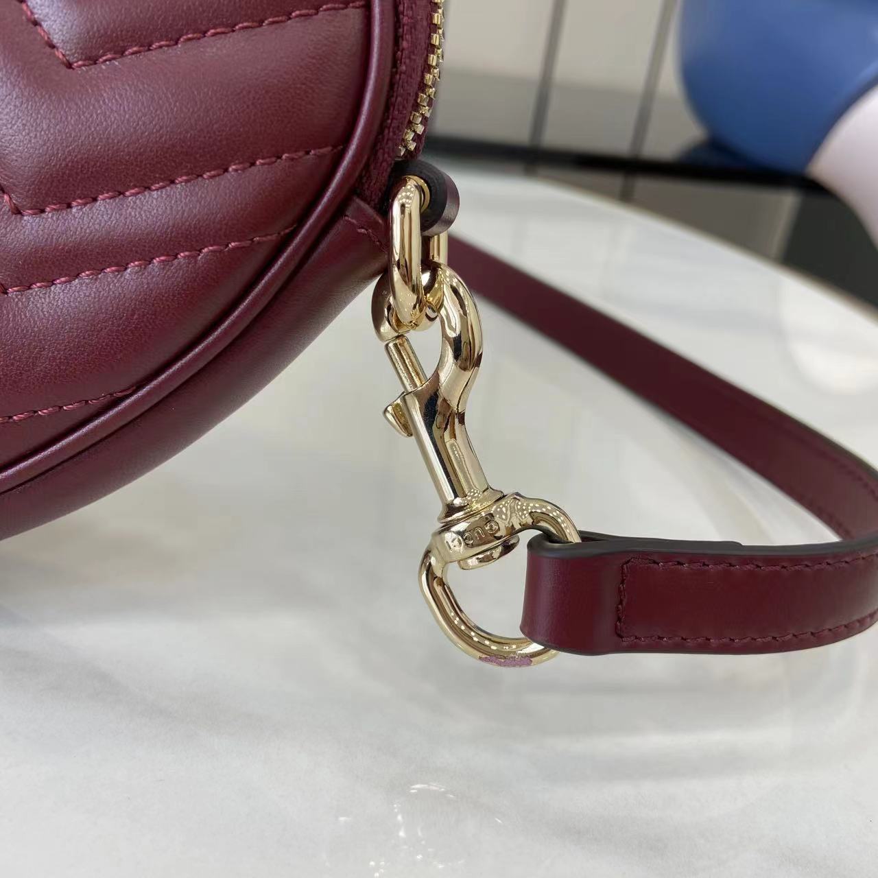 Gucc* GG Marmont Mini Bag(13.5*11.5*2.5CM)