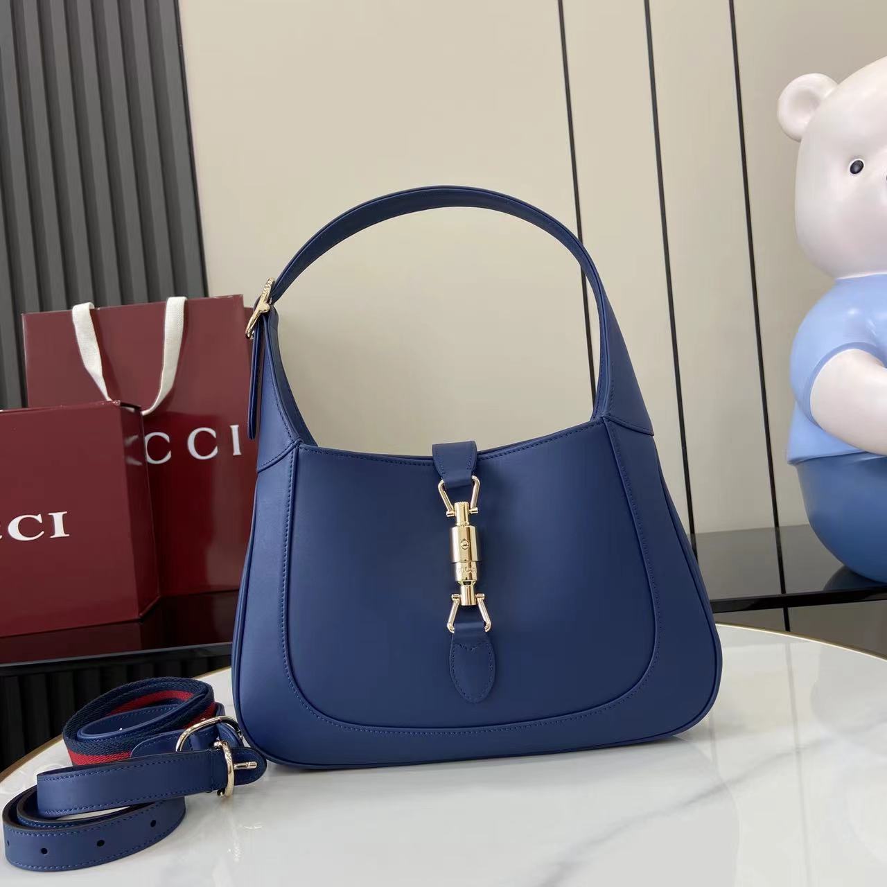 Gucc*  Jackie 1961 Bag(27.5*19*4CM)