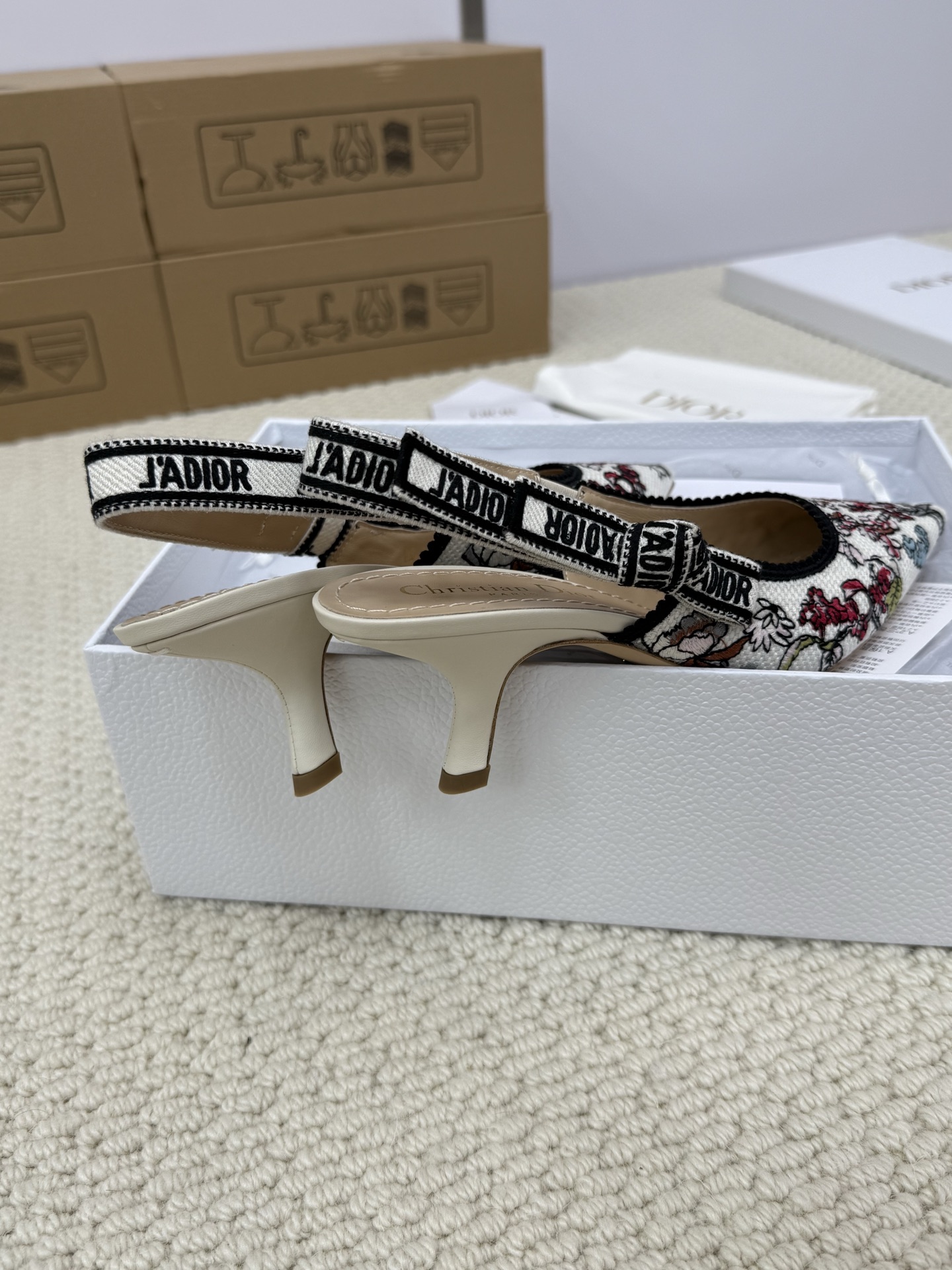 D*or 2025ss Slingback-6.5CM