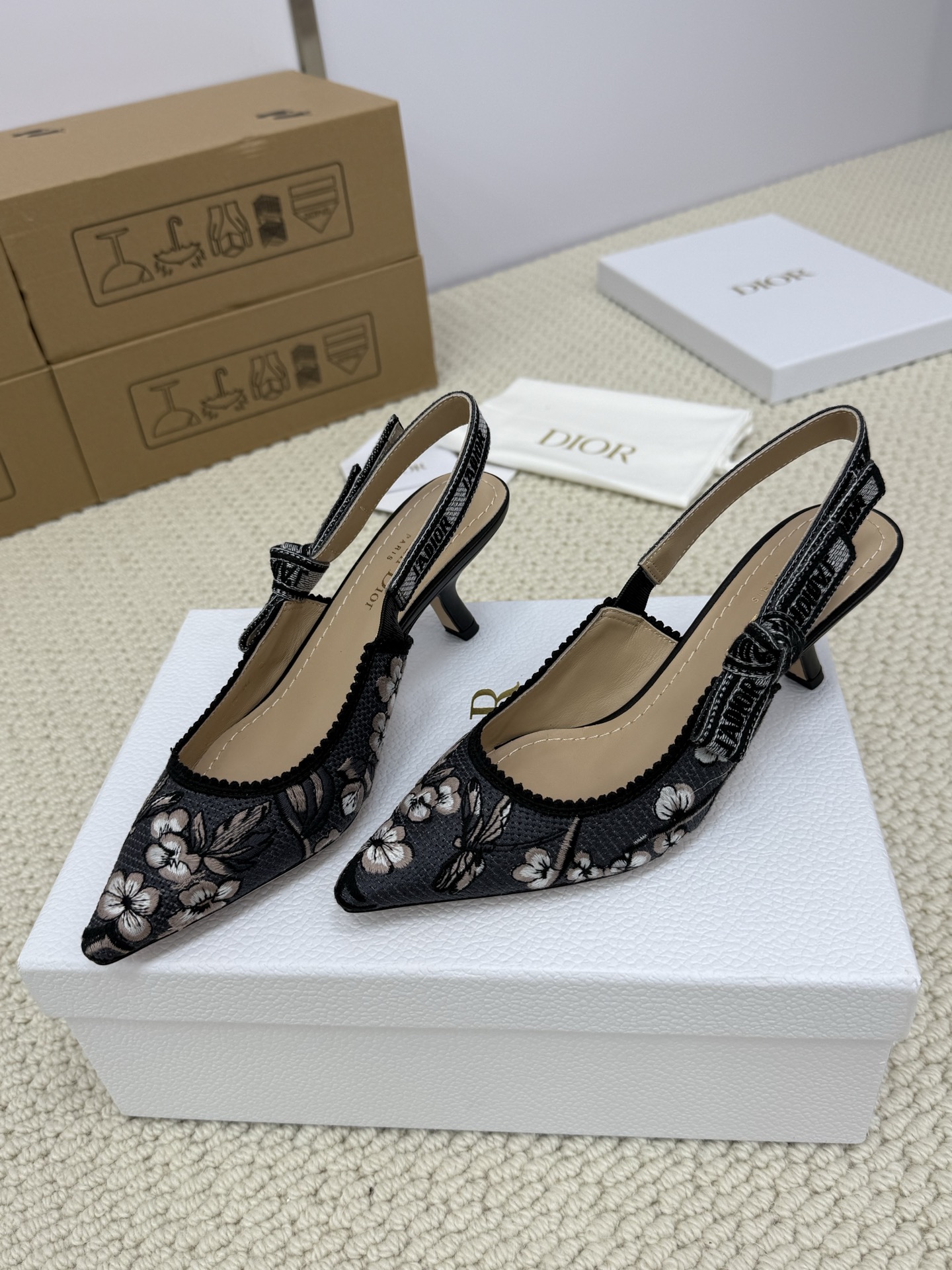 D*or 2025ss Slingback-6.5CM