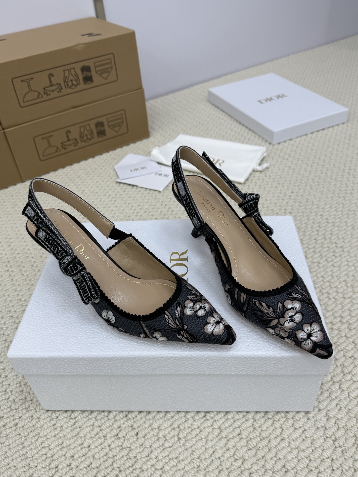 D*or 2025ss Slingback-6.5CM