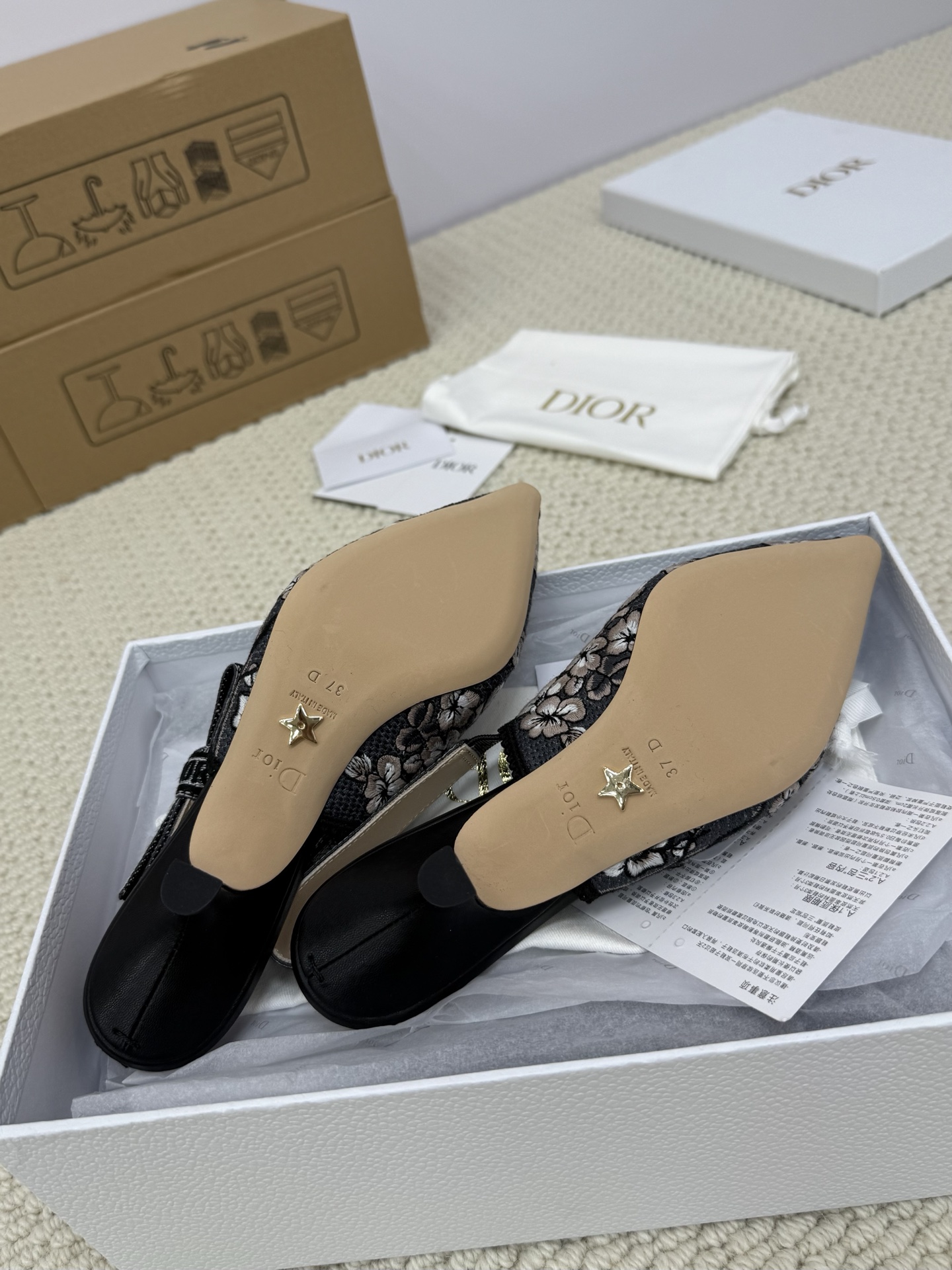 D*or 2025ss Slingback-6.5CM