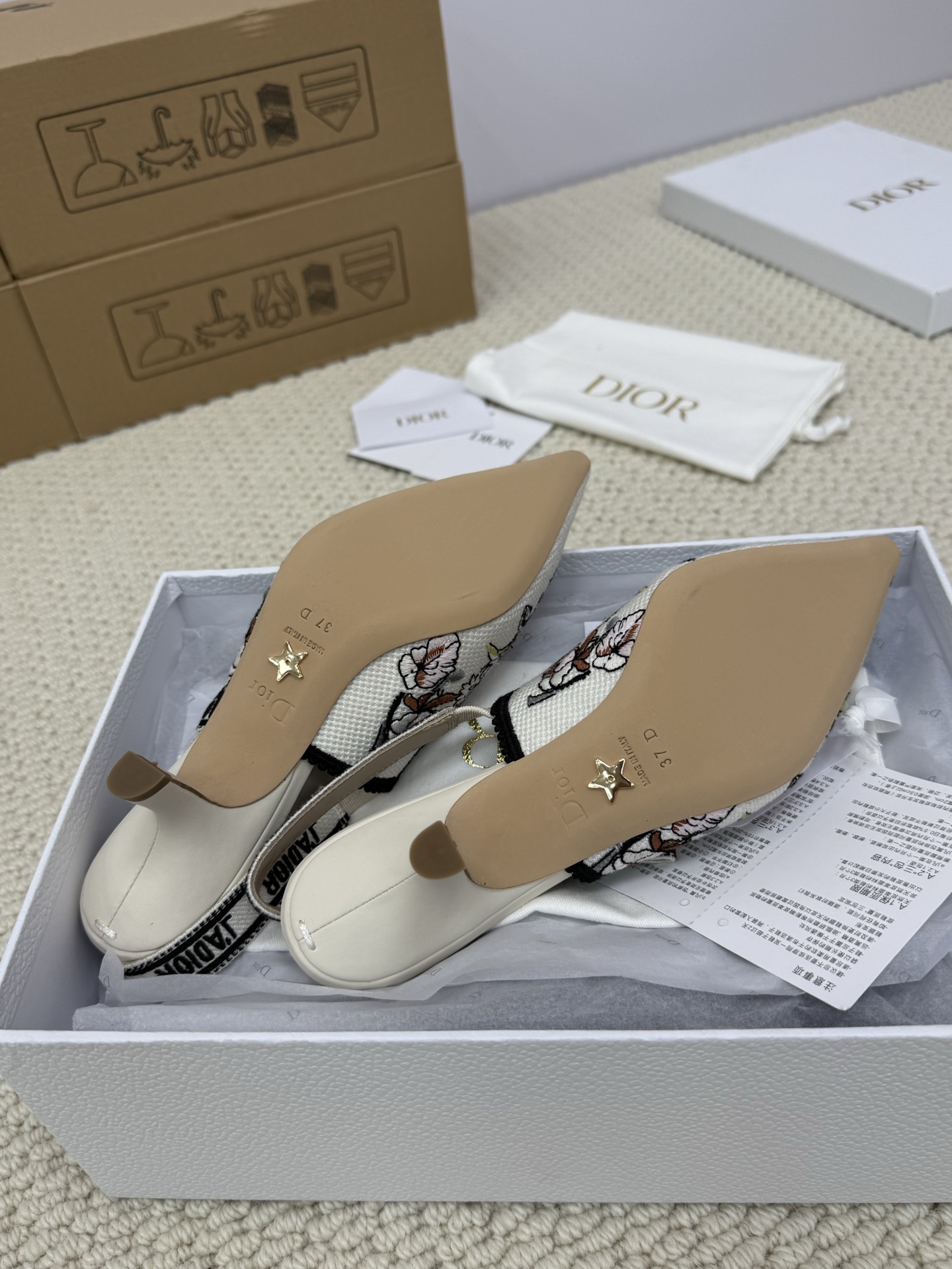 D*or 2025ss Slingback-6.5CM