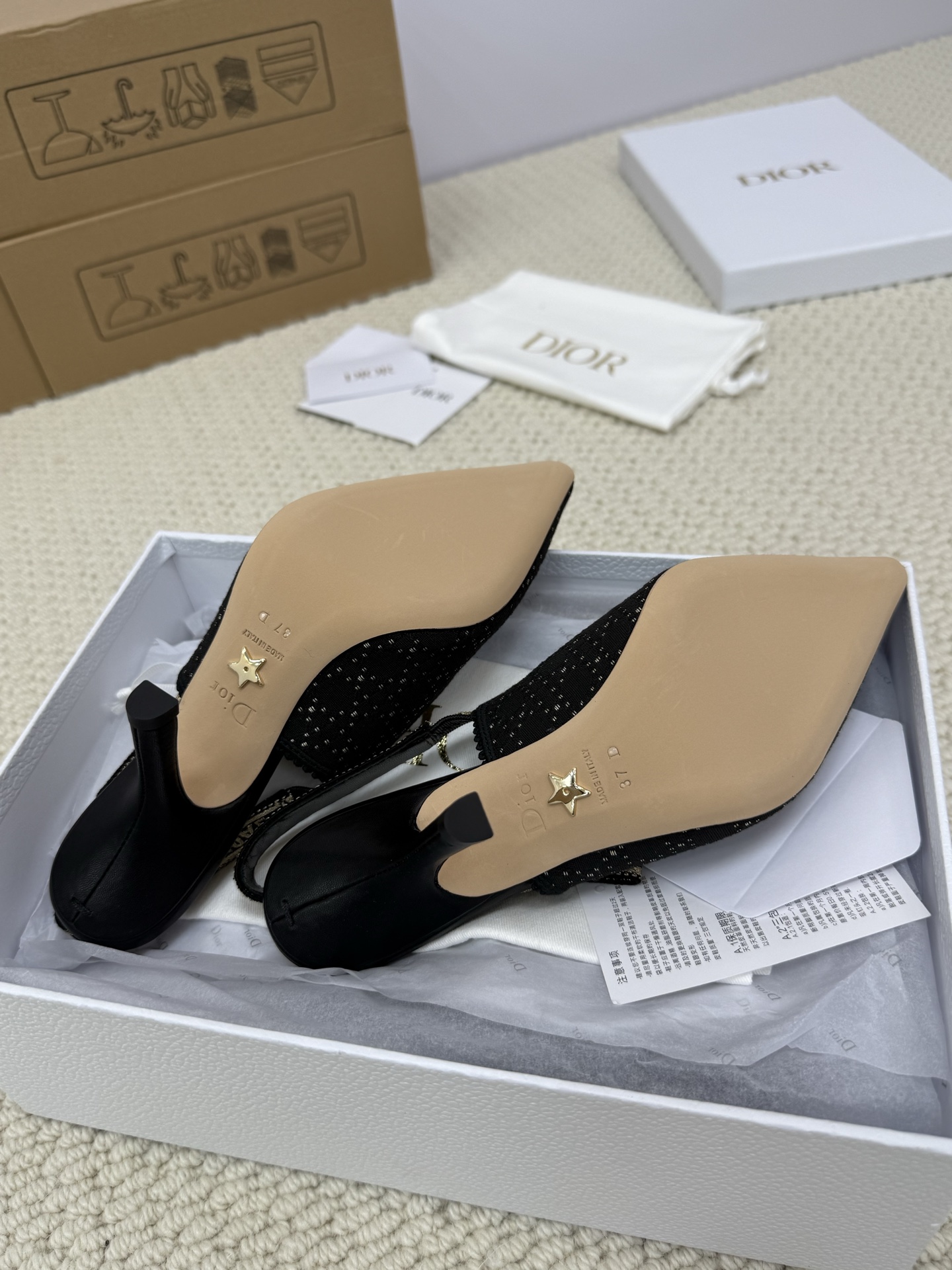 D*or 2025ss Slingback-6.5CM