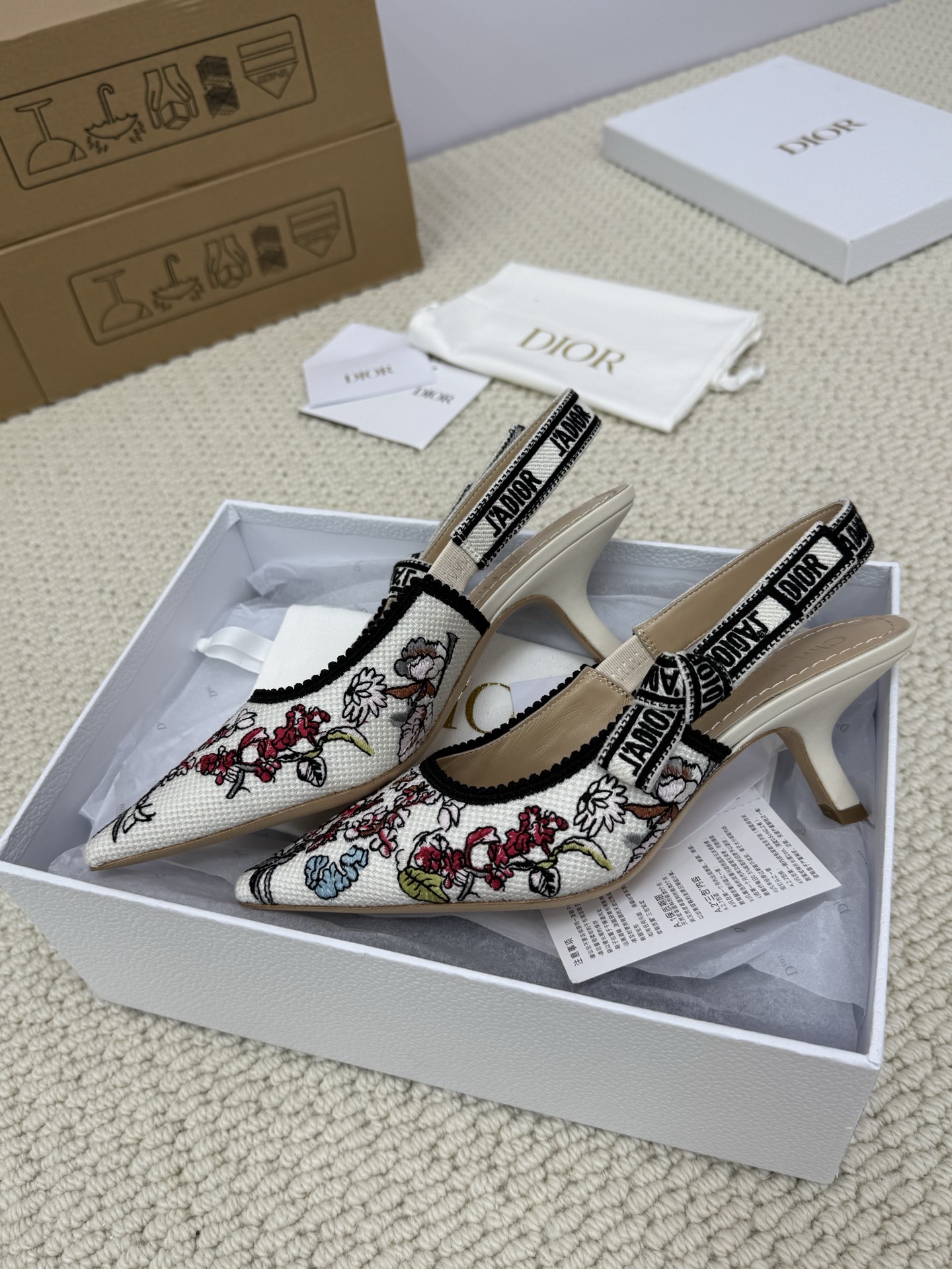 D*or 2025ss Slingback-6.5CM