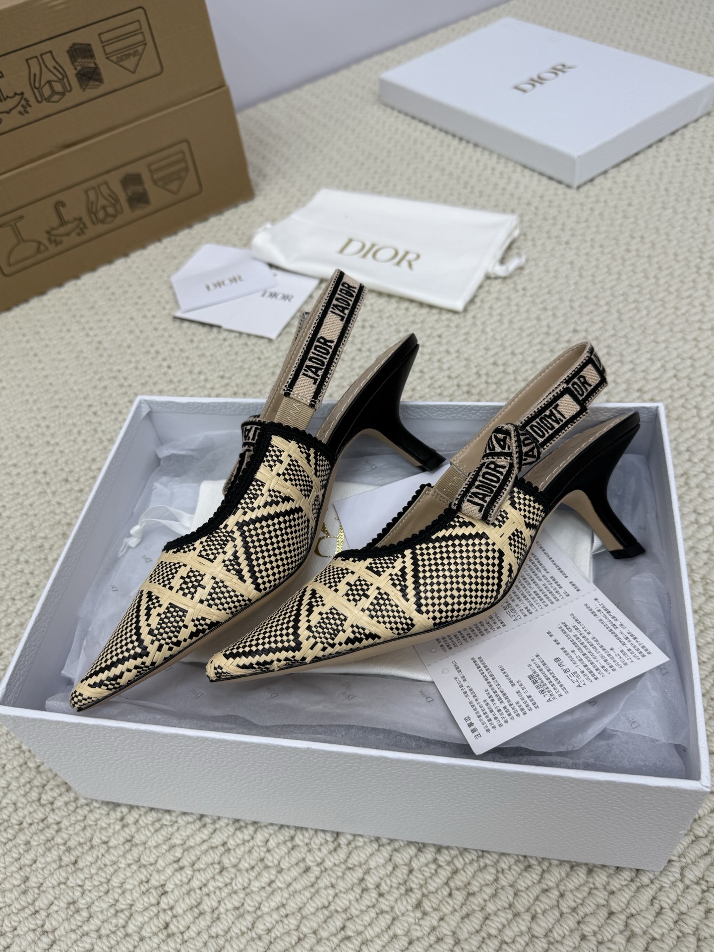 D*or 2025ss Slingback-6.5CM