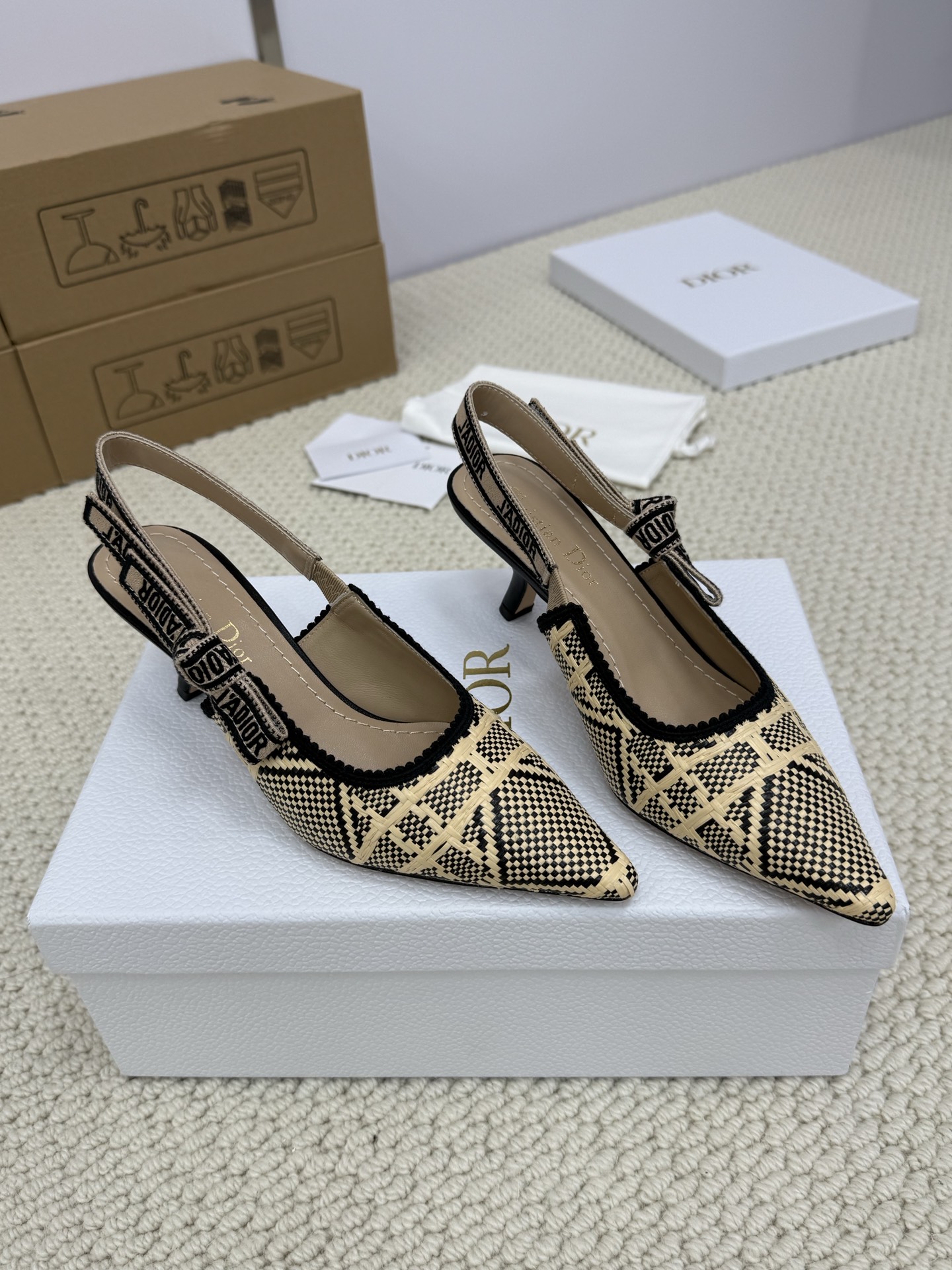 D*or 2025ss Slingback-6.5CM