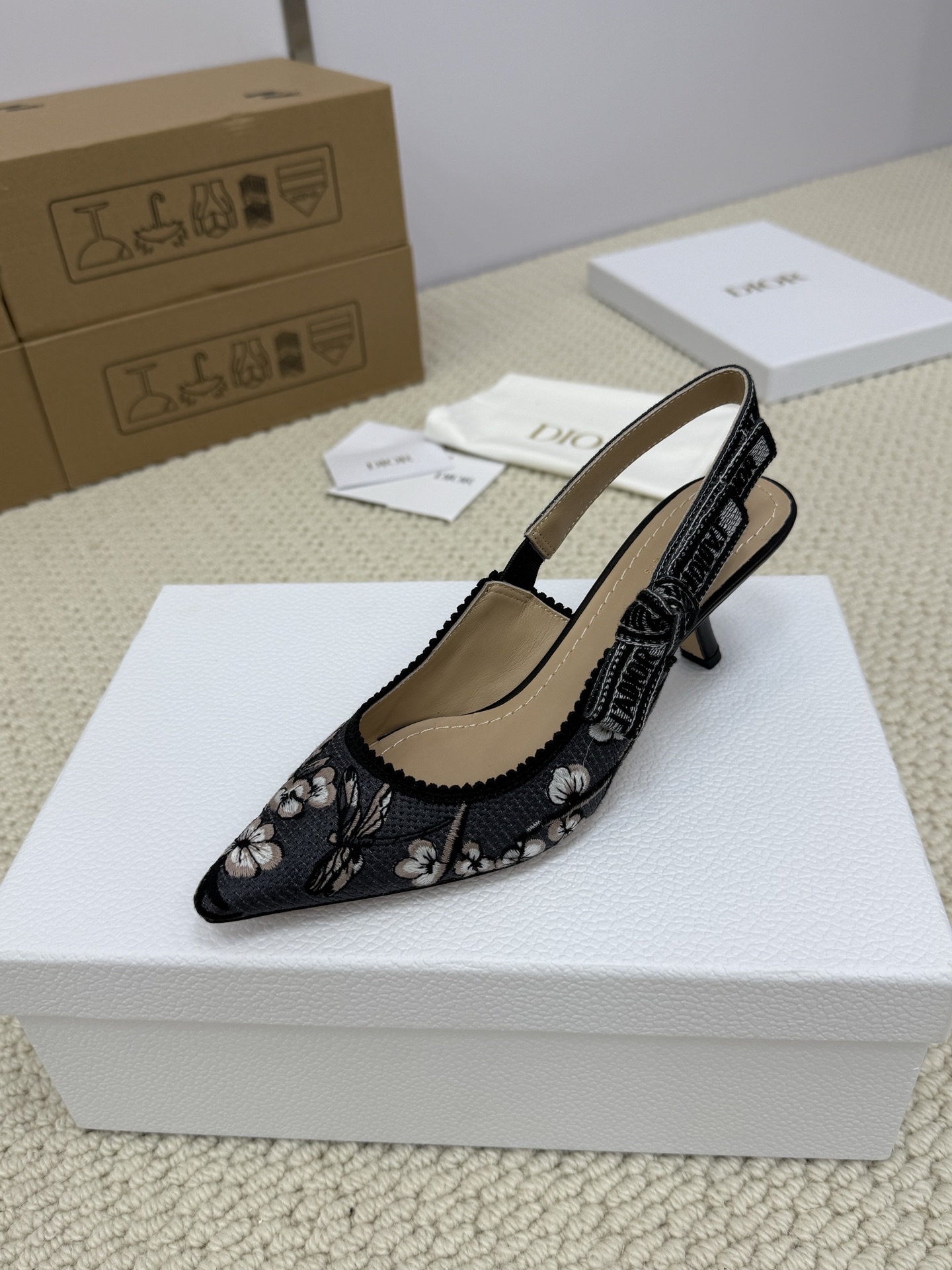 D*or 2025ss Slingback-6.5CM