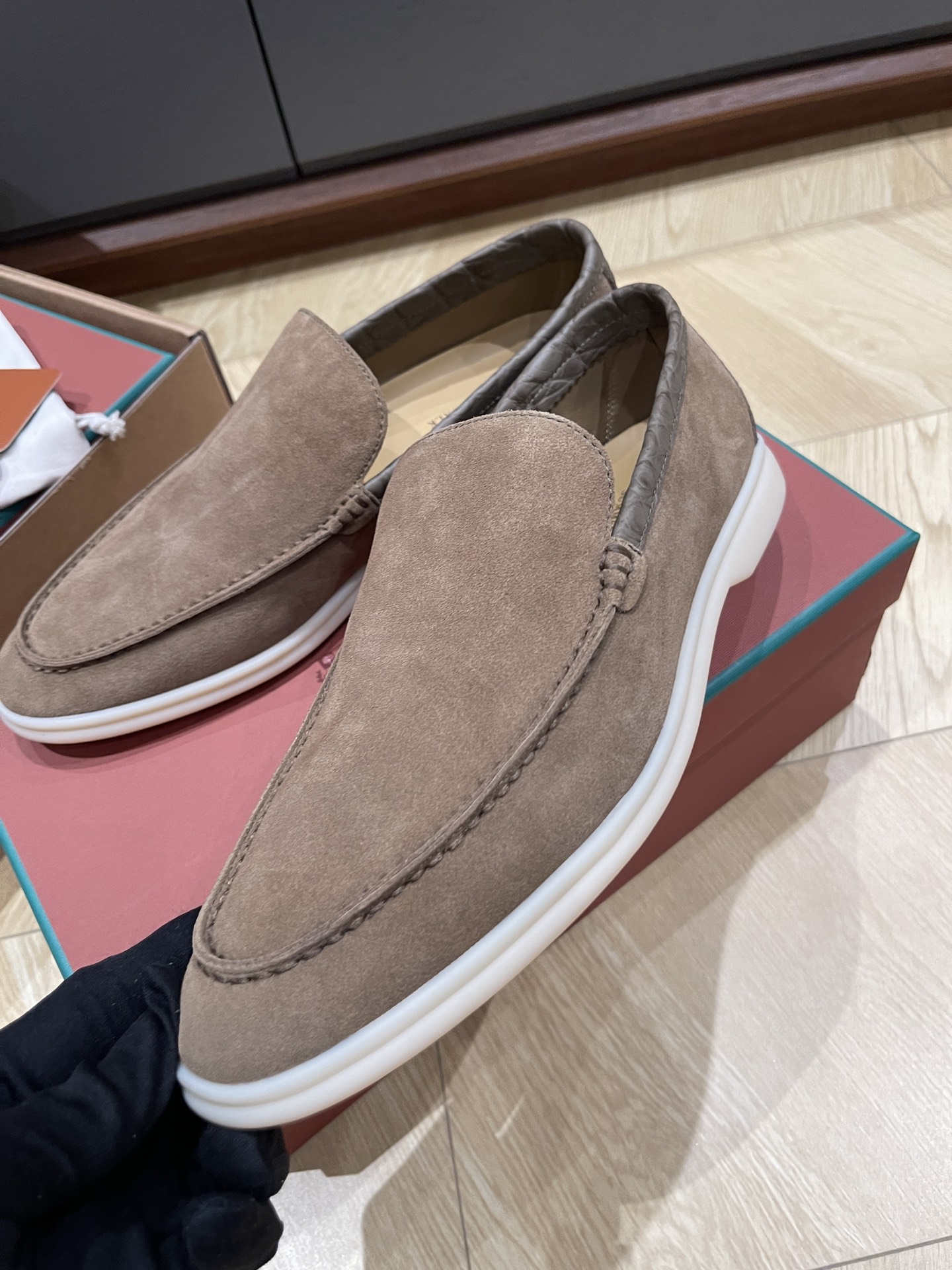 Loro Pi*ana Crocodile Loafers(EU38-46)