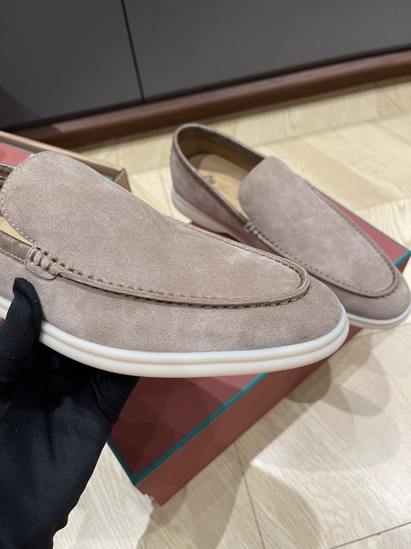 Loro Pi*ana Crocodile Loafers(EU38-46)