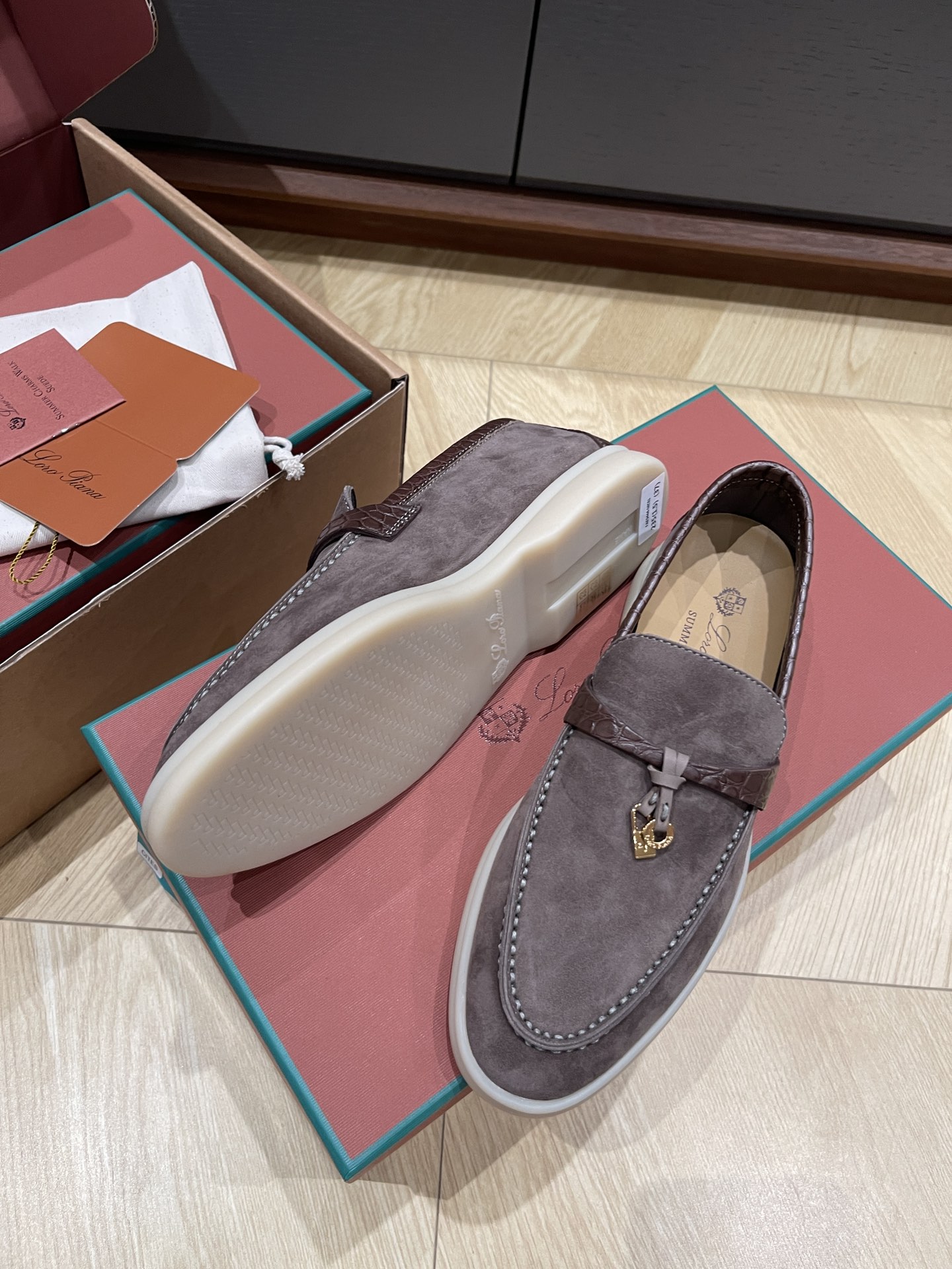 Loro Pi*ana Crocodile Loafers(EU35-42)