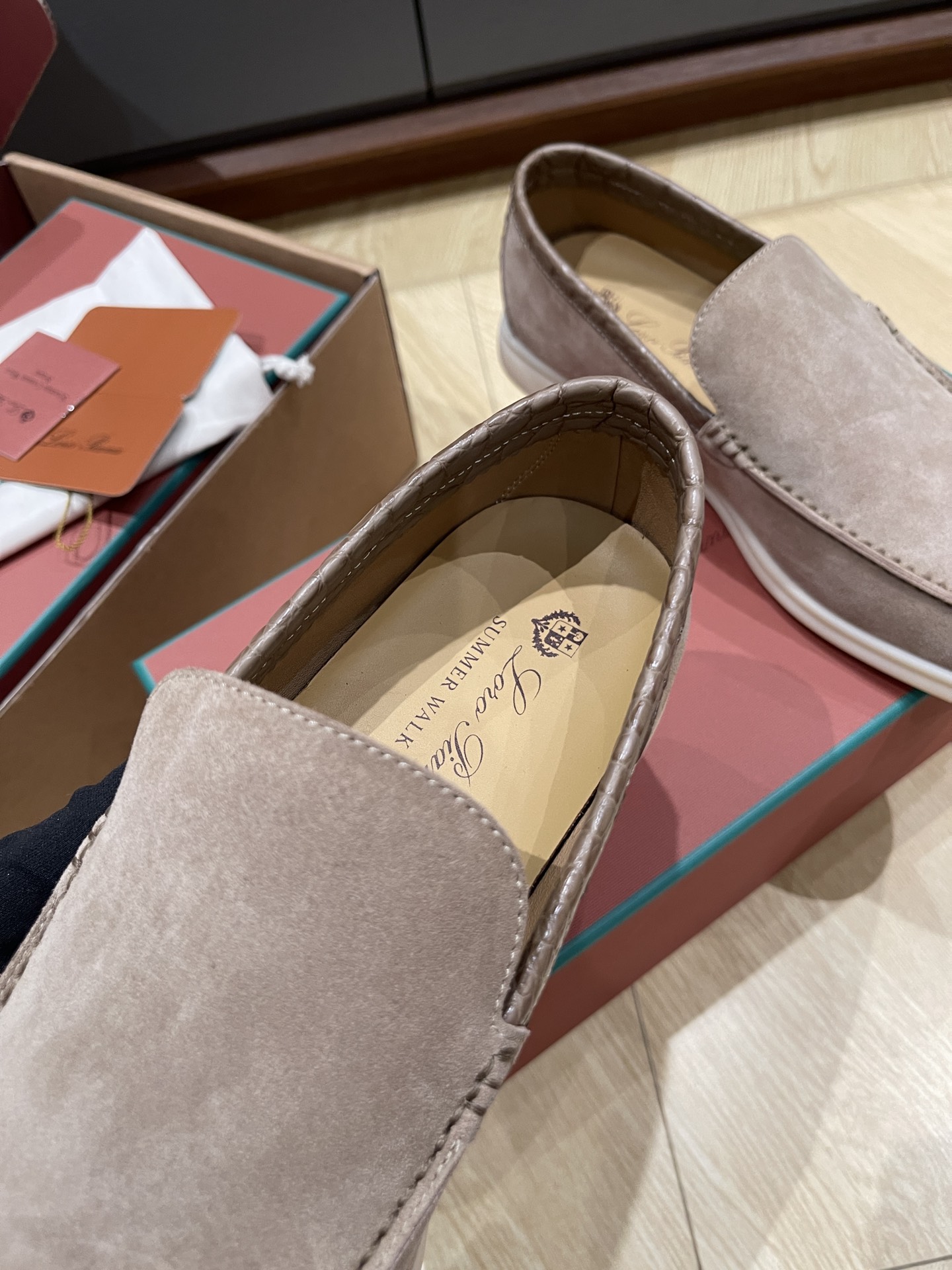 Loro Pi*ana Crocodile Loafers(EU38-46)