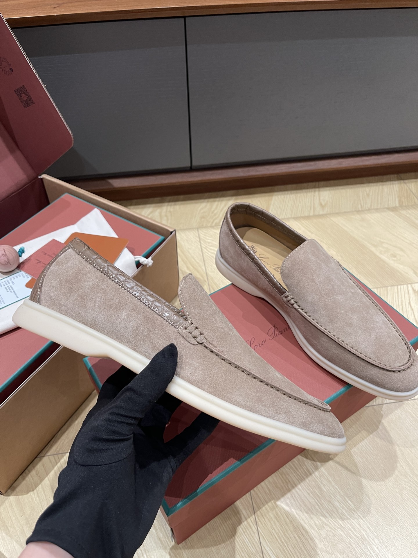 Loro Pi*ana Crocodile Loafers(EU38-46)