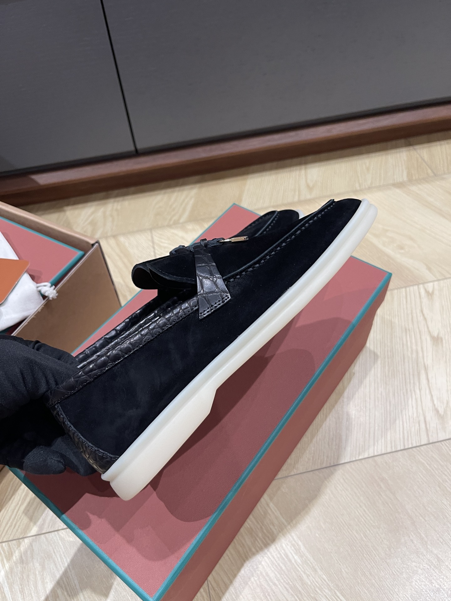 Loro Pi*ana Crocodile Loafers(EU35-42)