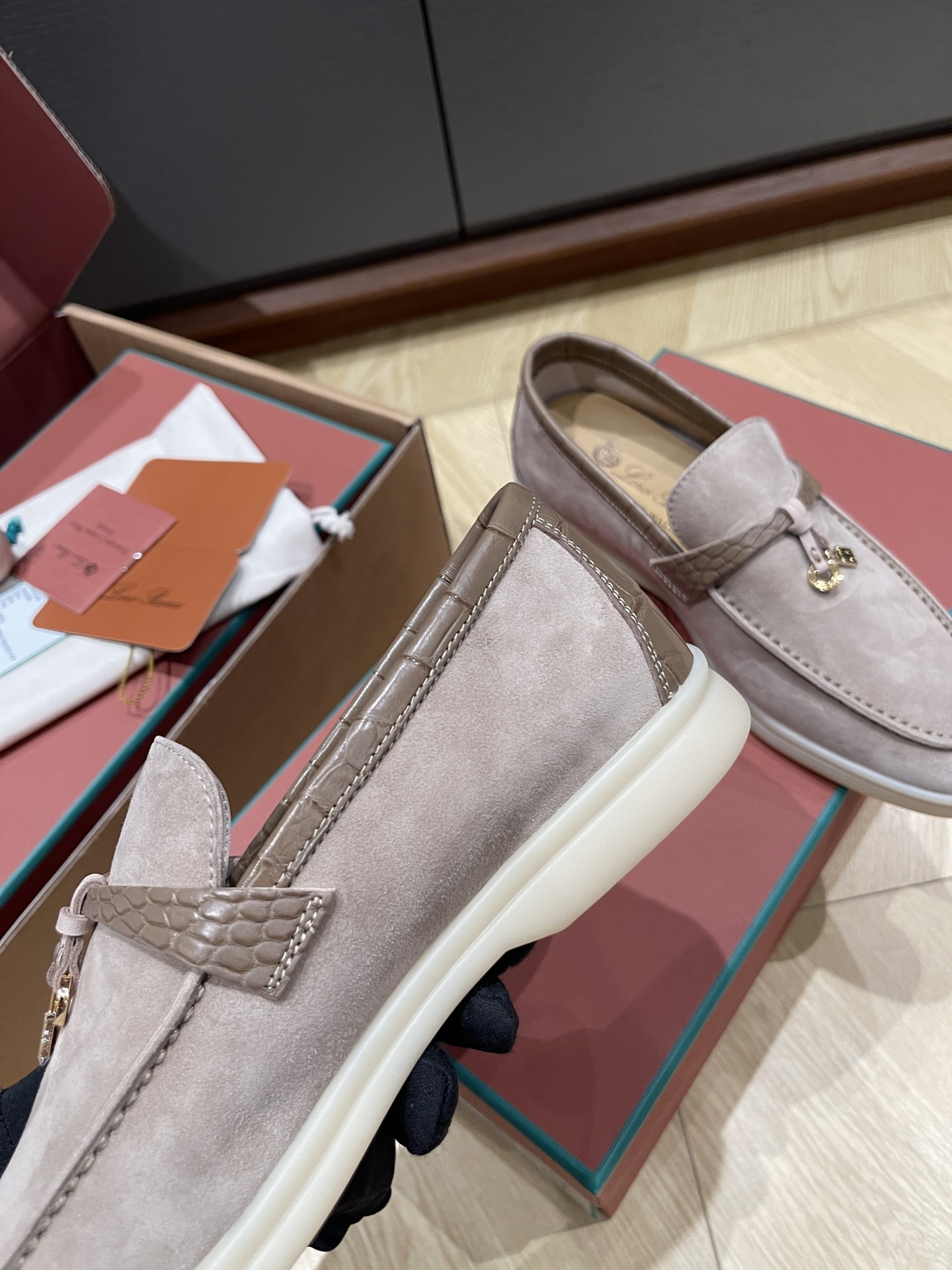 Loro Pi*ana Crocodile Loafers(EU35-42)