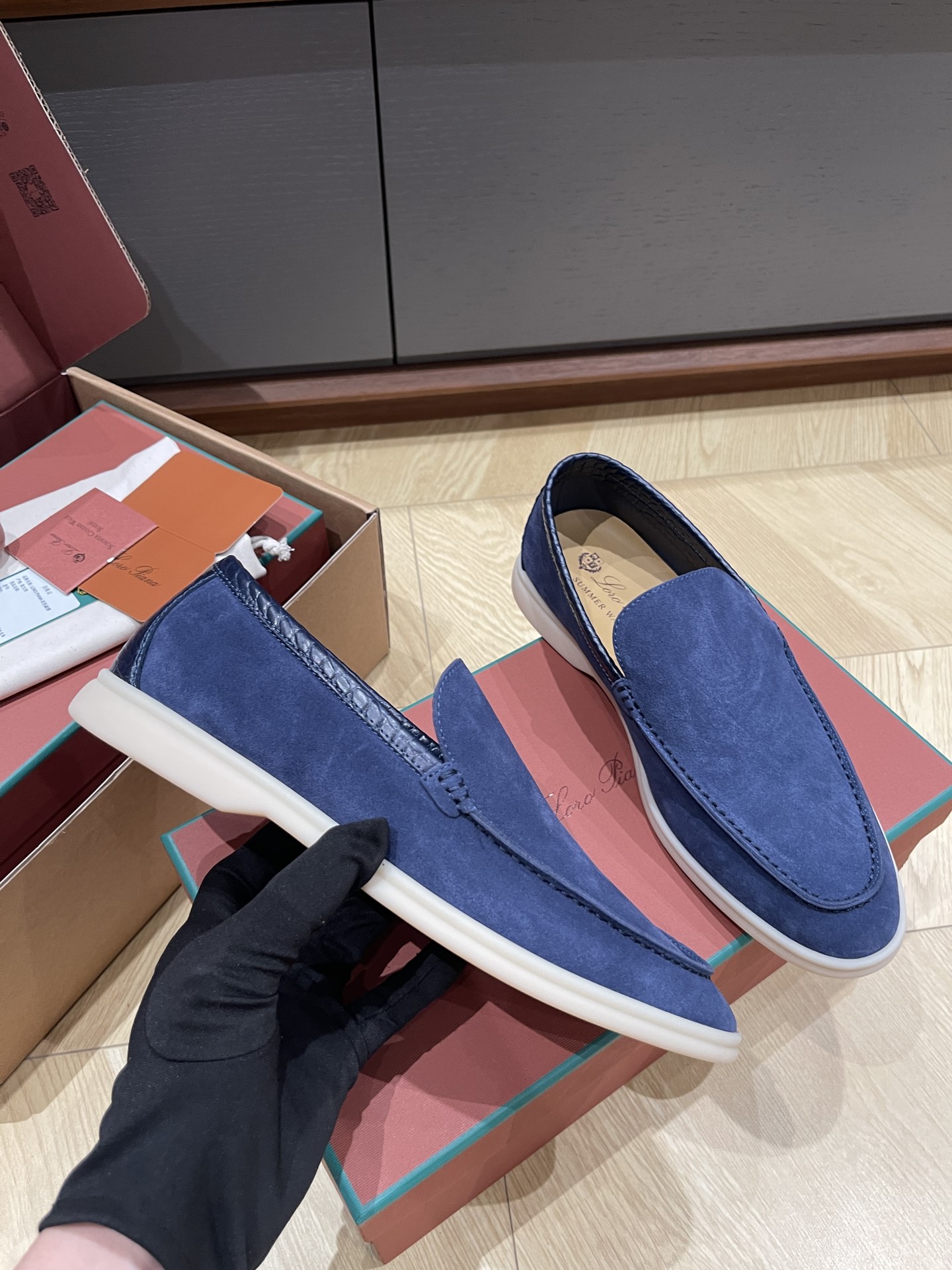 Loro Pi*ana Crocodile Loafers(EU38-46)