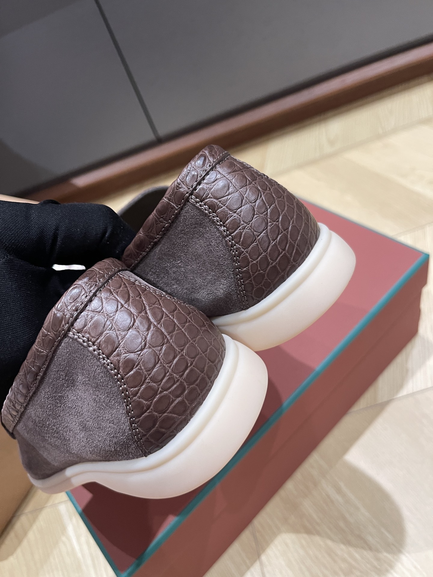 Loro Pi*ana Crocodile Loafers(EU38-46)