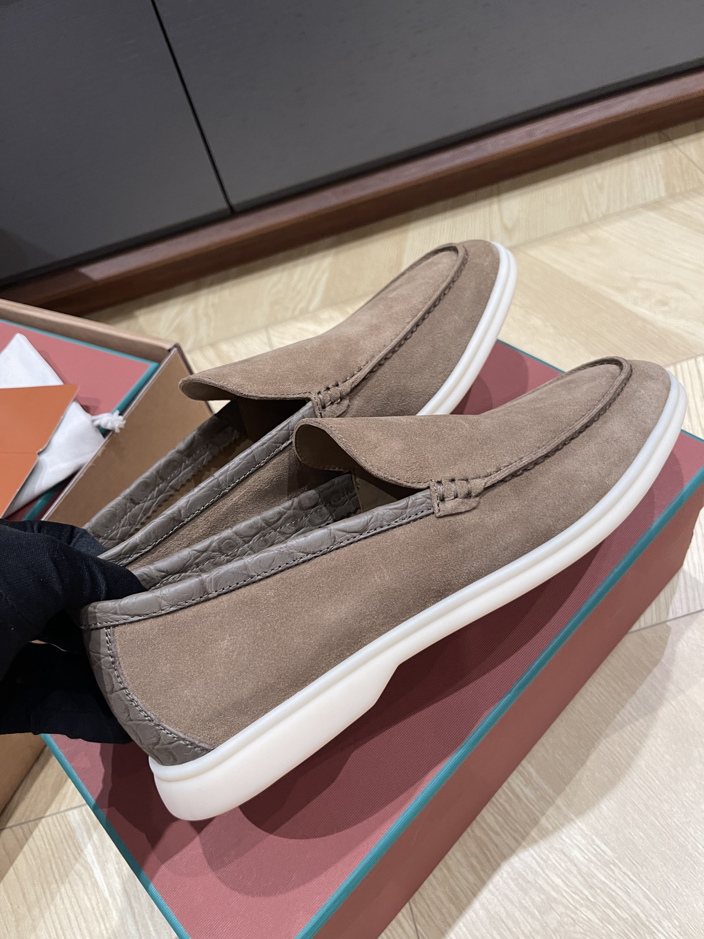 Loro Pi*ana Crocodile Loafers(EU38-46)