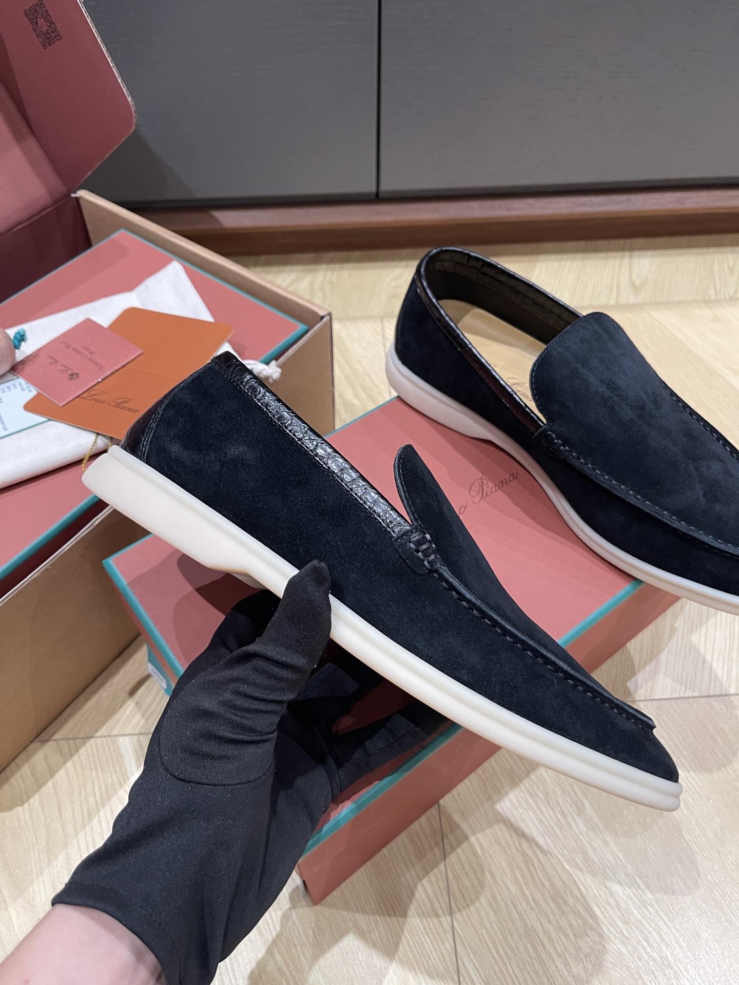 Loro Pi*ana Crocodile Loafers(EU38-46)