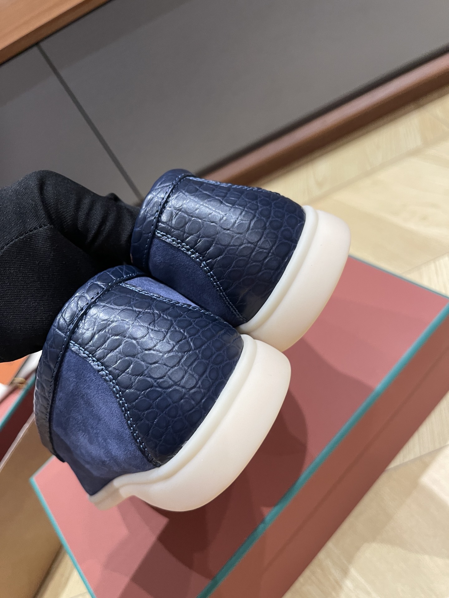 Loro Pi*ana Crocodile Loafers(EU38-46)