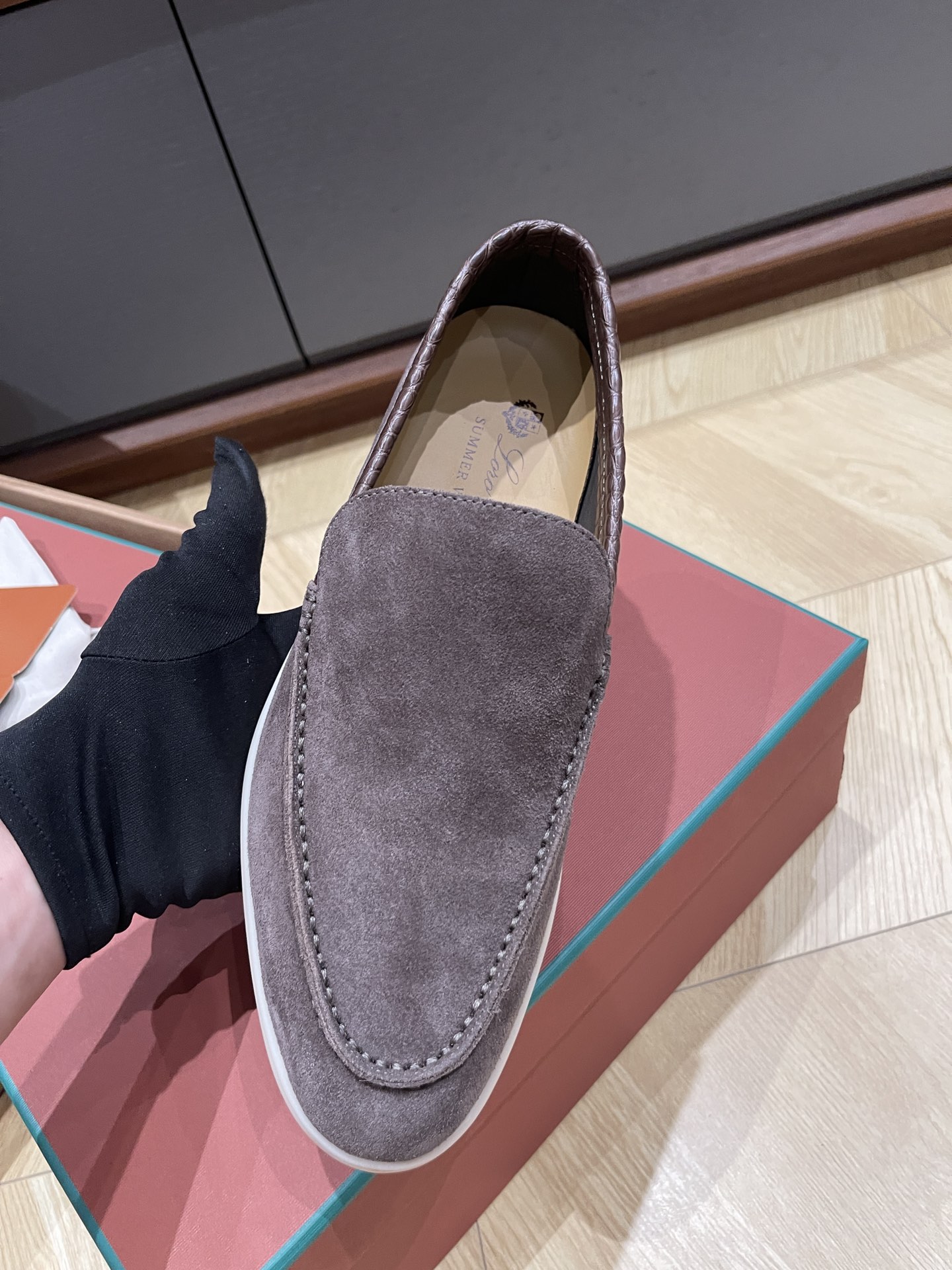 Loro Pi*ana Crocodile Loafers(EU38-46)