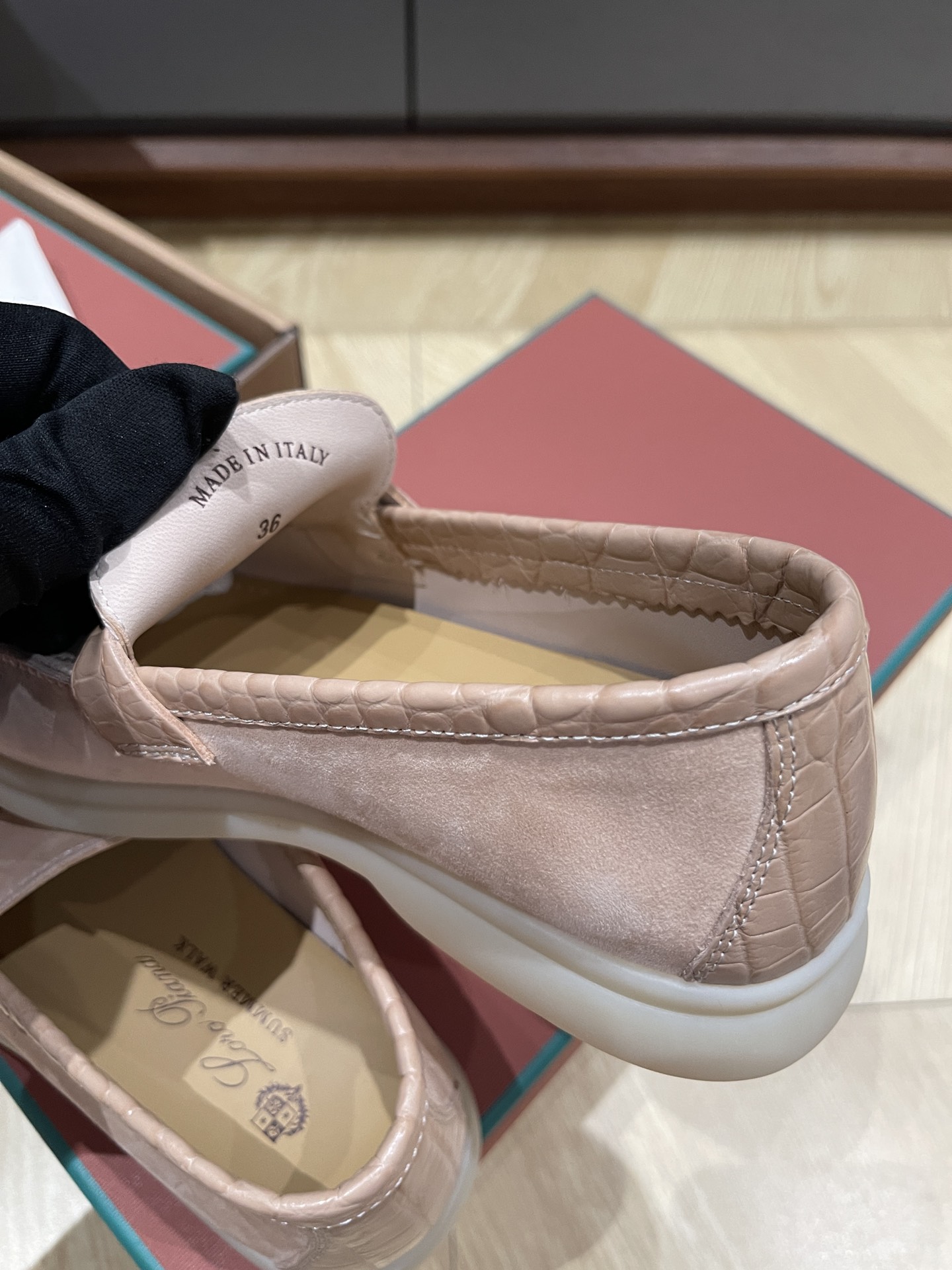 Loro Pi*ana Crocodile Loafers(EU35-42)