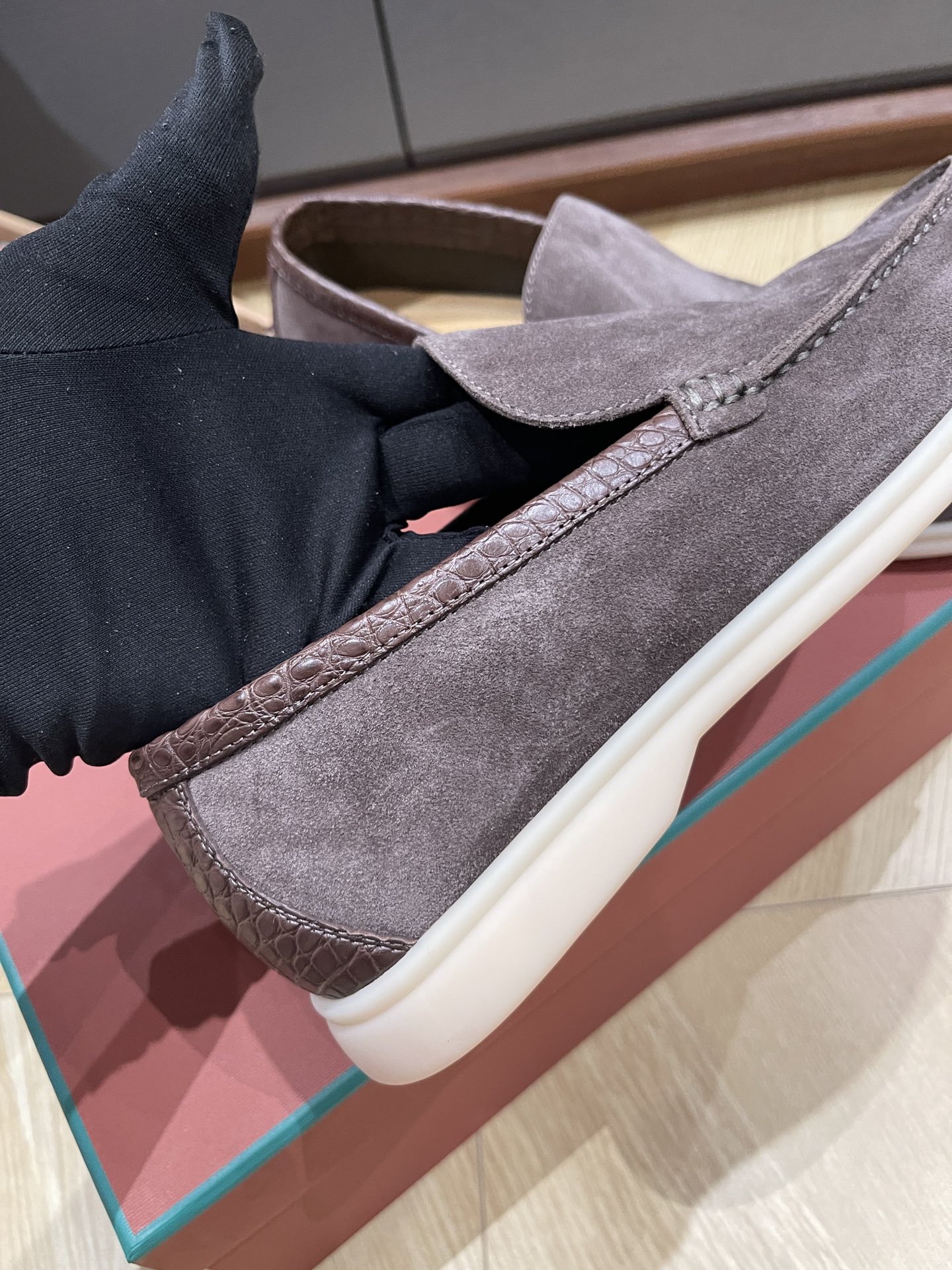 Loro Pi*ana Crocodile Loafers(EU38-46)